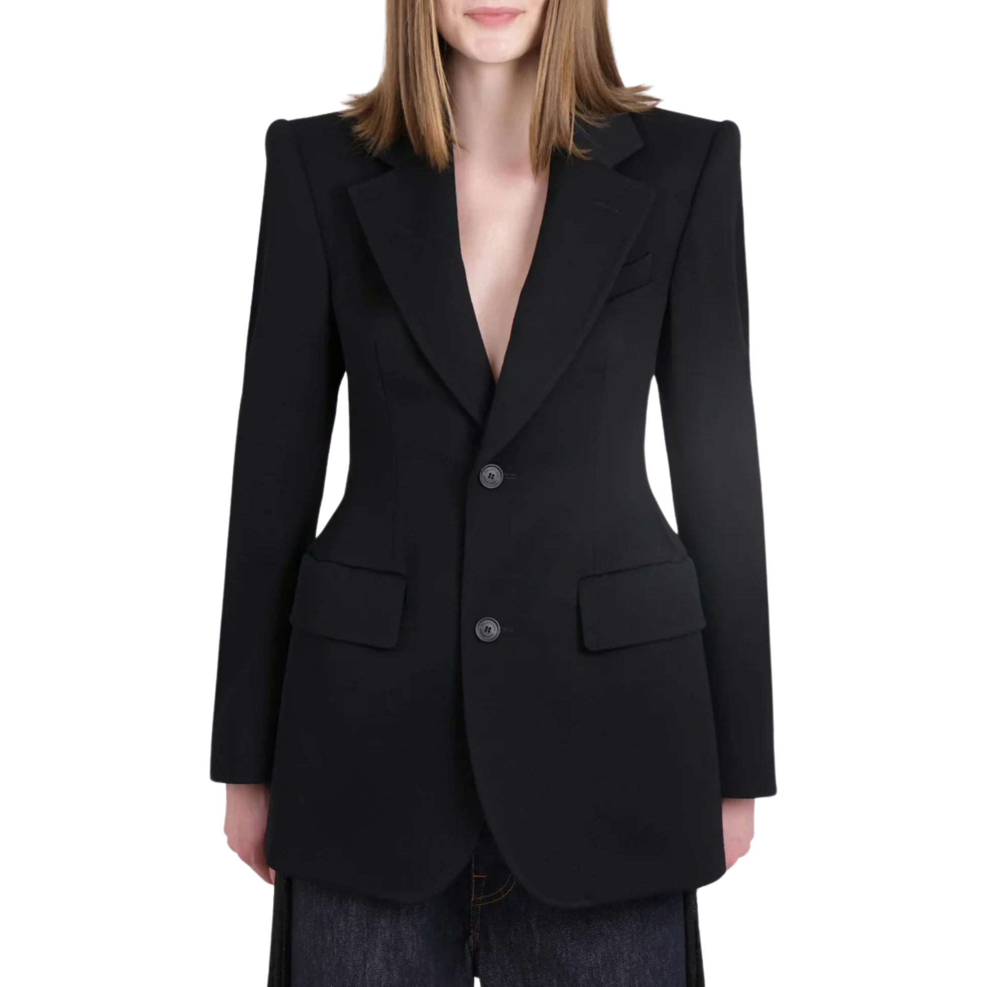 Balenciaga 'Archetype Hourglass' Blazer - Women's 40