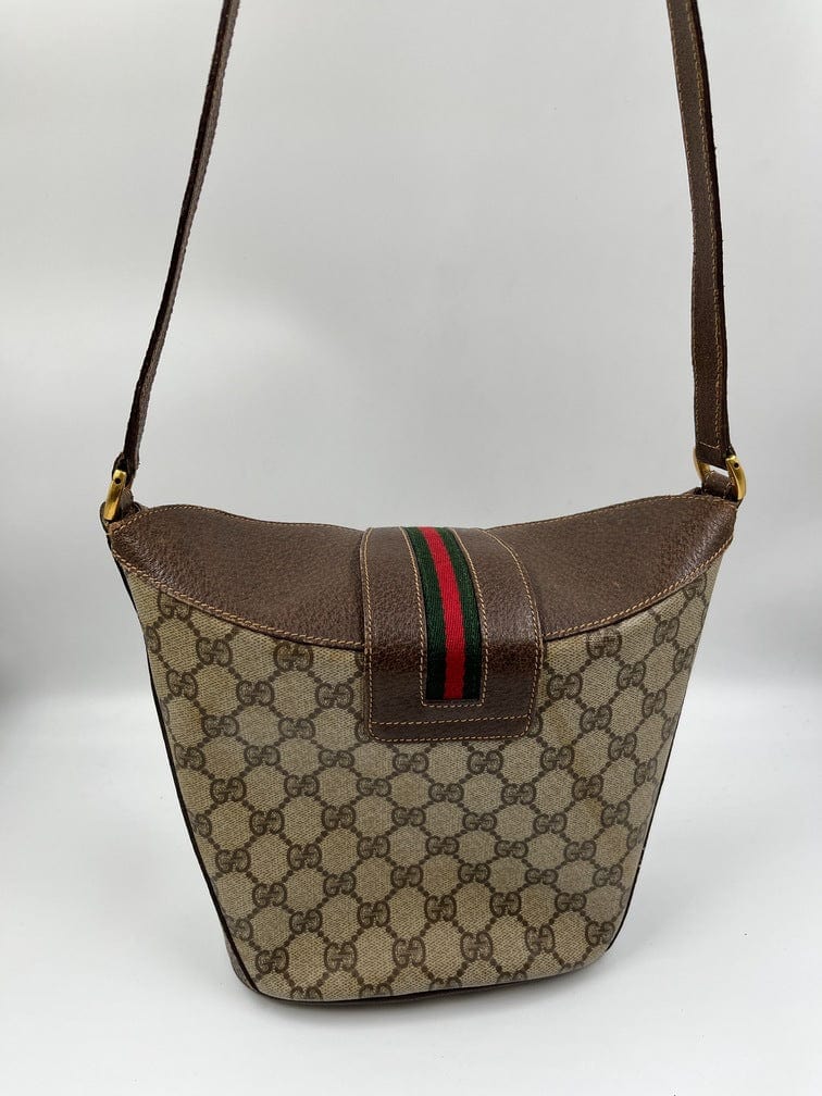 Gucci Leather Canvas Crossbody Style 4
