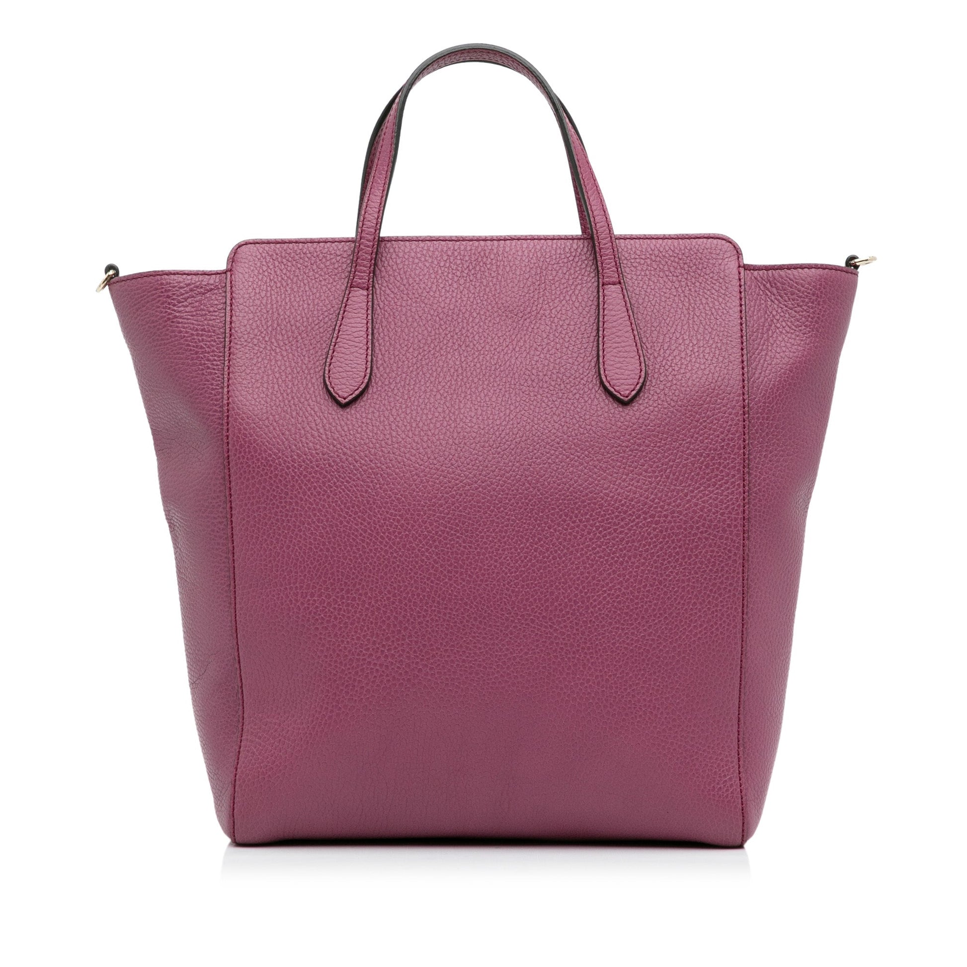 Gucci Purple Leather Tote
