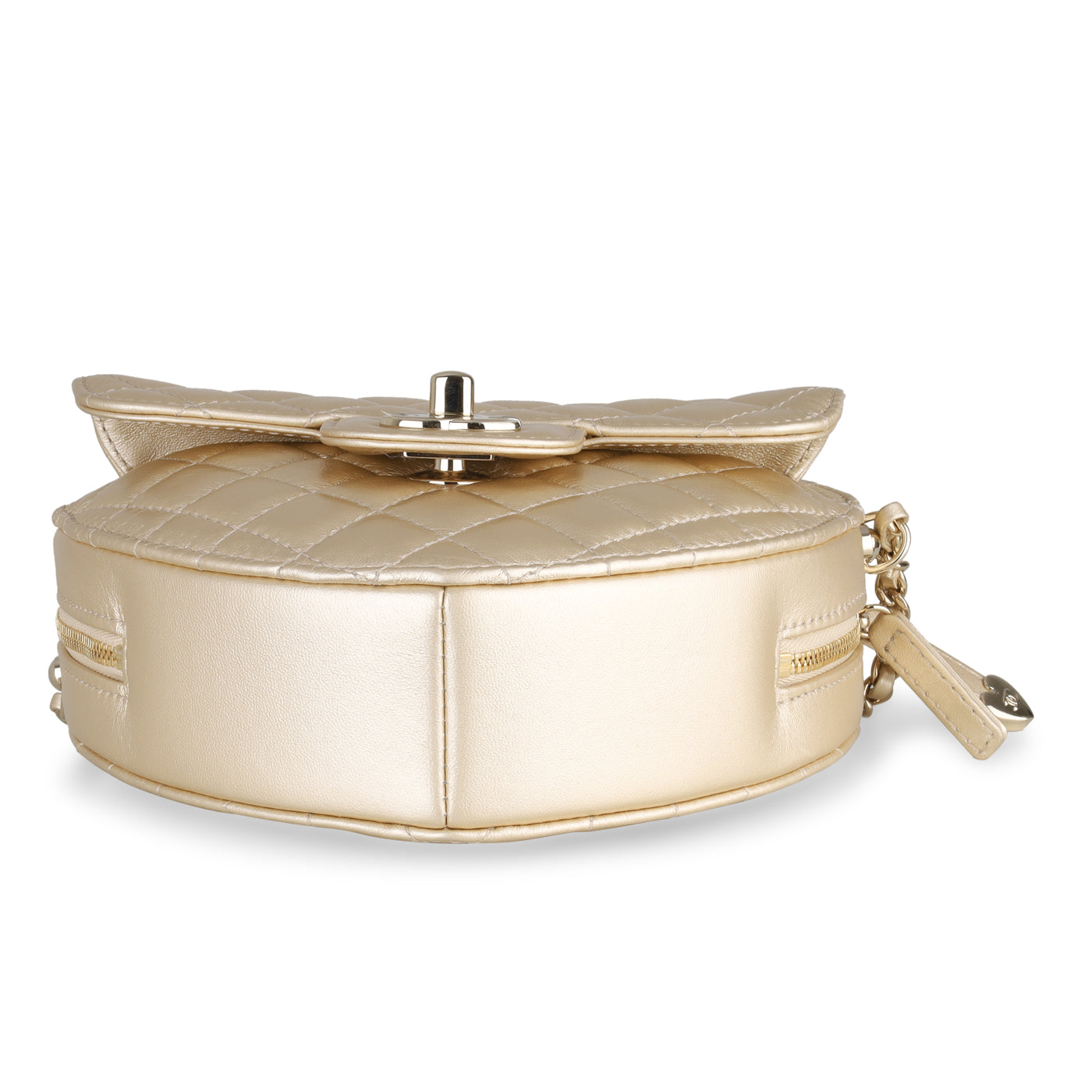 Chanel Heart Bag - Champagne