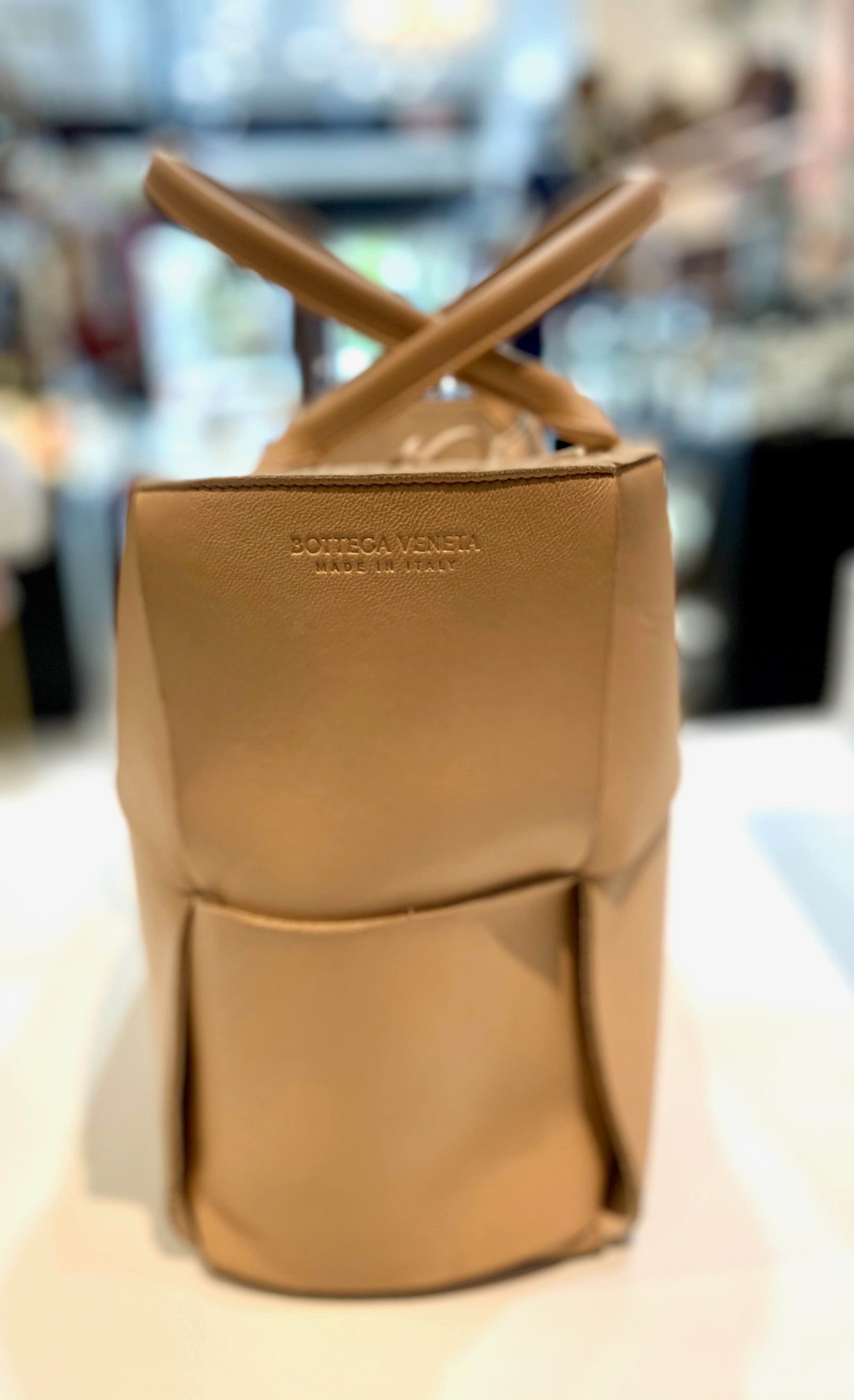 BOTTEGA VENETA MEDIUM ACRO TOTE BAG