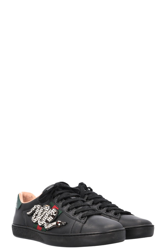 GUCCI Ace Sneakers Crystal Black