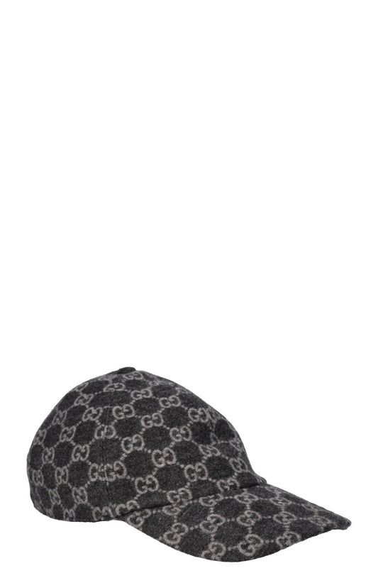 GUCCI GG Wool Cap Grey