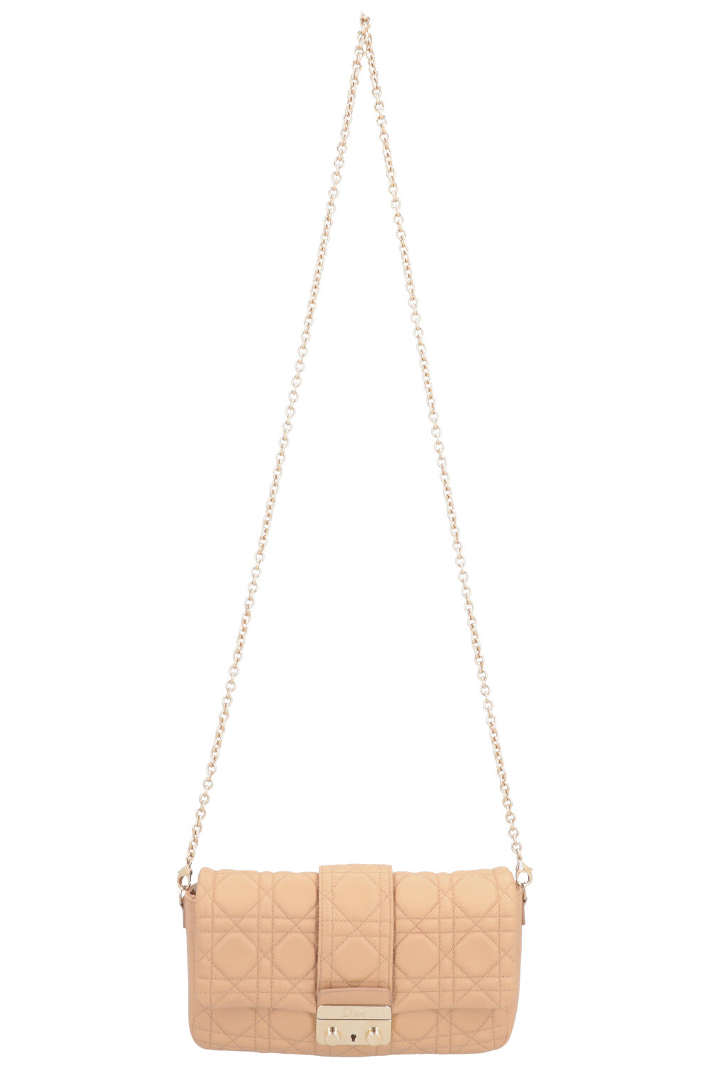 CHRISTIAN DIOR Miss Dior Promenade WOC Leather Beige
