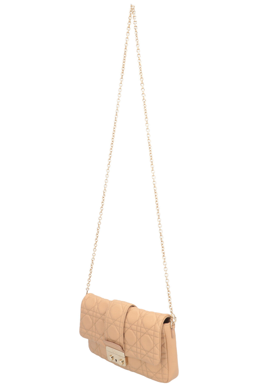 CHRISTIAN DIOR Miss Dior Promenade WOC Leather Beige