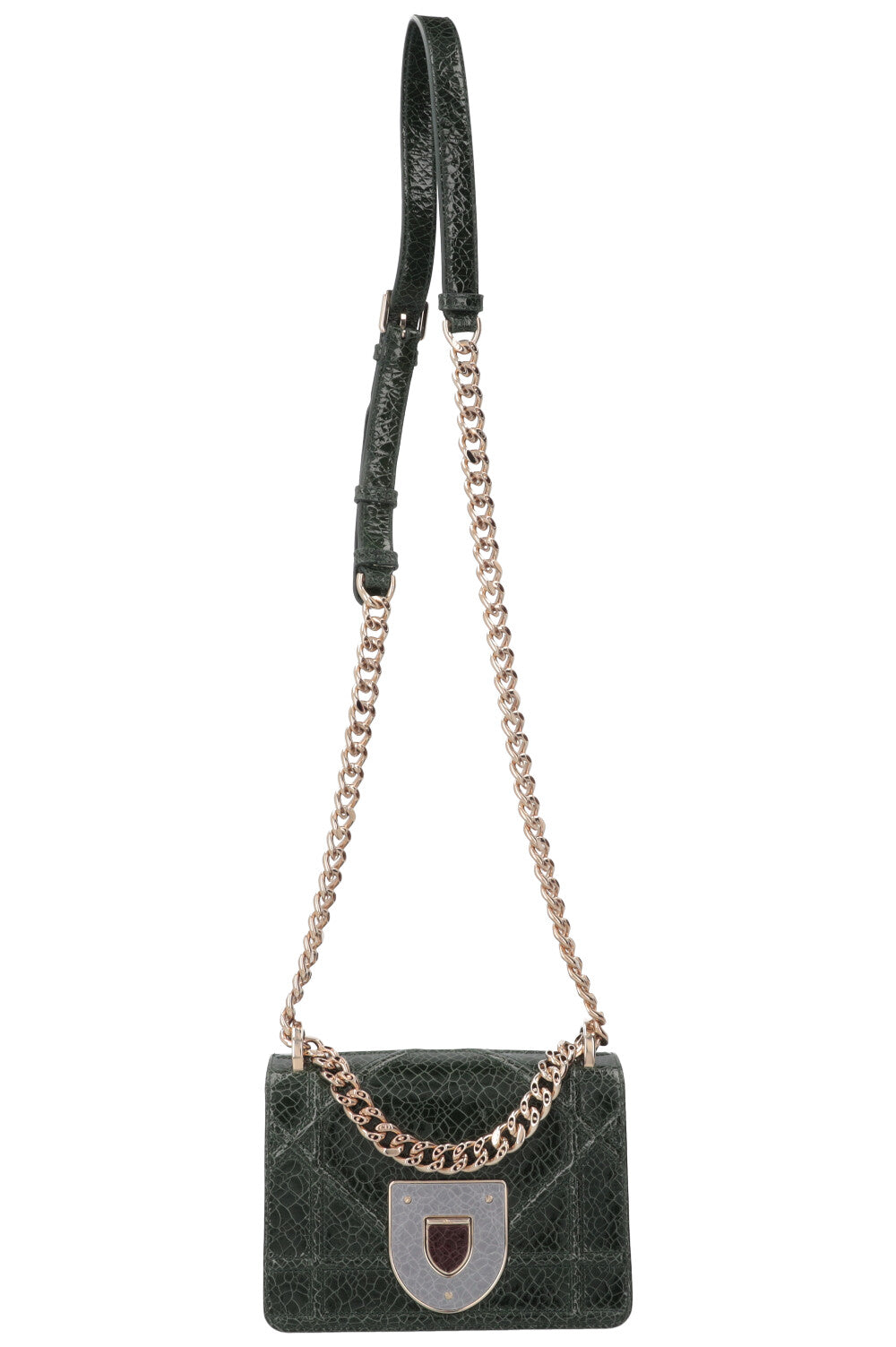 CHRISTIAN DIOR Diorama Crossbody Bag Green