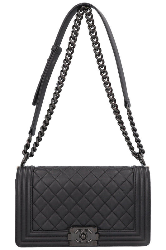 CHANEL Boy Bag So Black