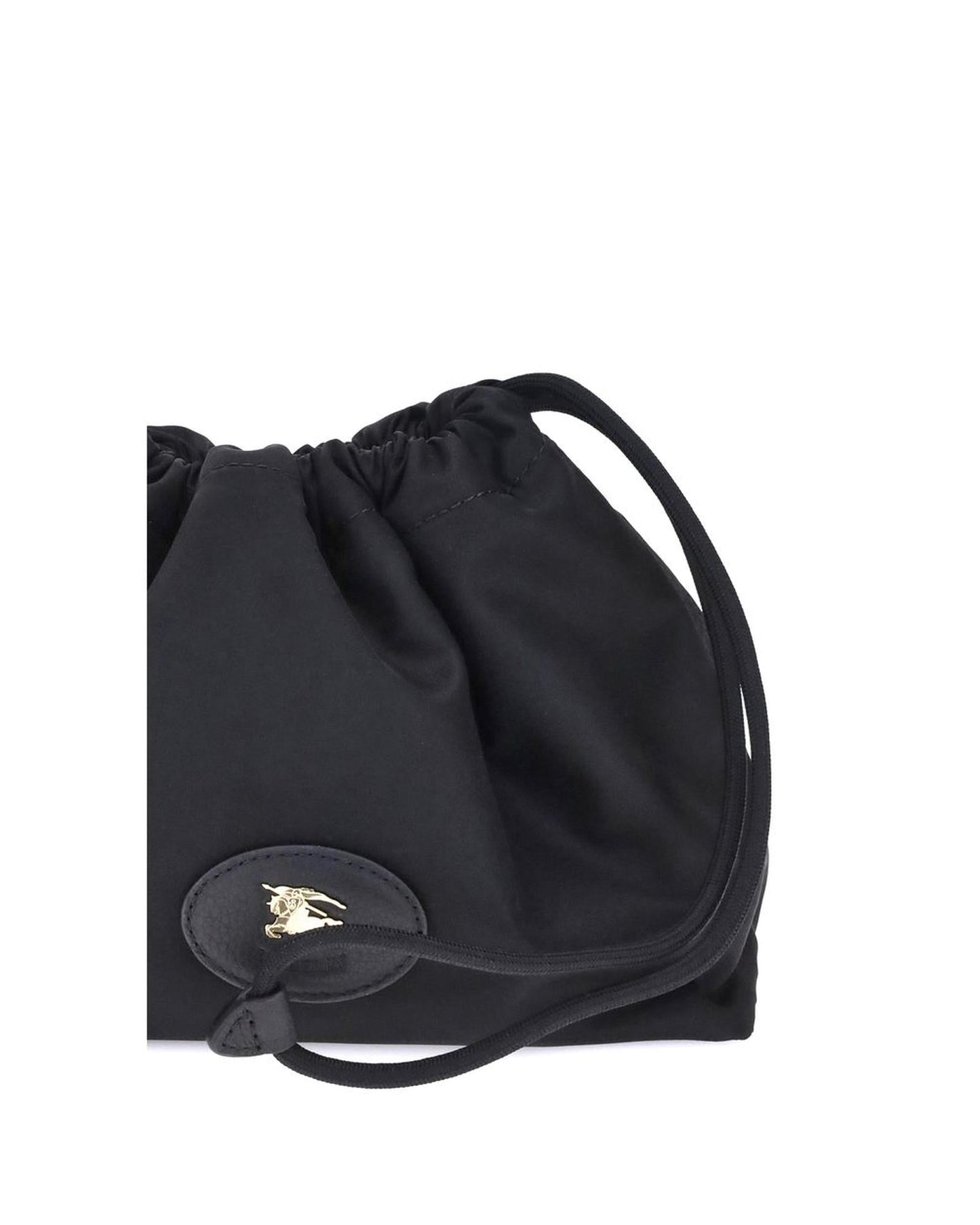 Burberry Drawstring Bucket Bag Women Black Clutch Bags
