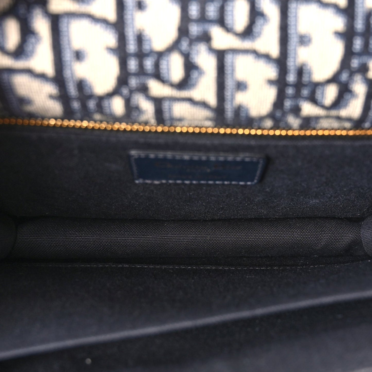 Christian Dior Oblique 30 Montaigne Flap Bag Blue