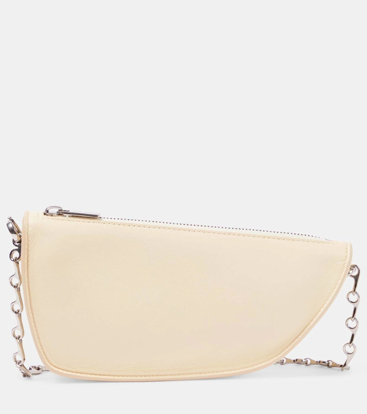BURBERRY MICRO SHIELD LAMBSKIN LEATHER SHOULDER BAG