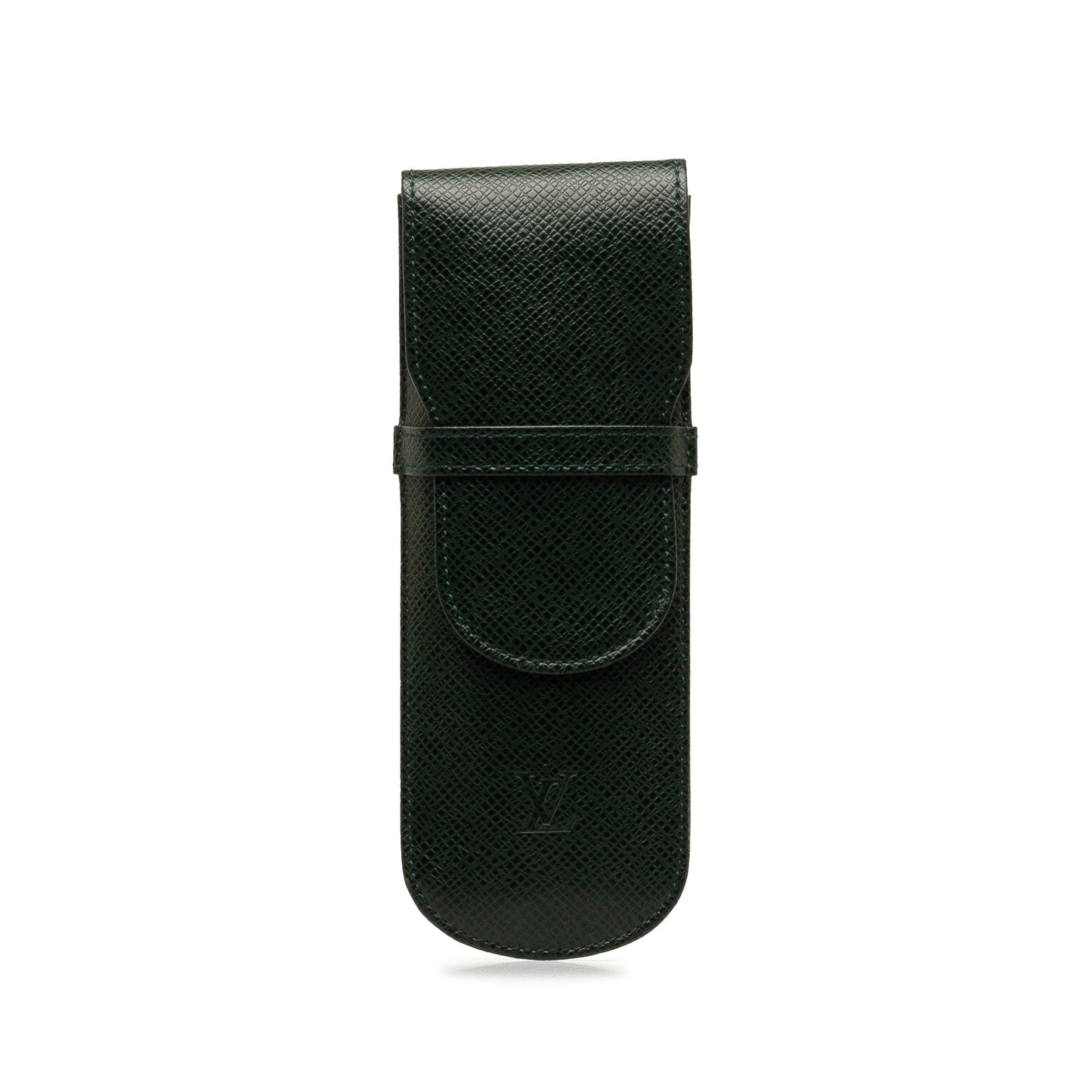 Green Louis Vuitton Taiga Etui Pen Case Crossbody