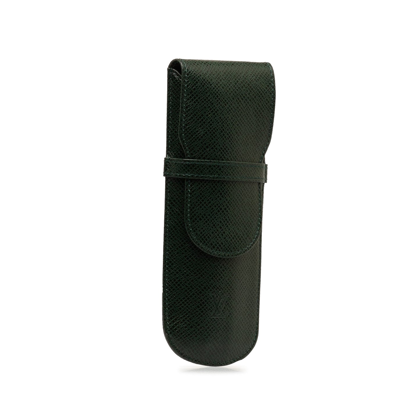 Green Louis Vuitton Taiga Etui Pen Case Crossbody
