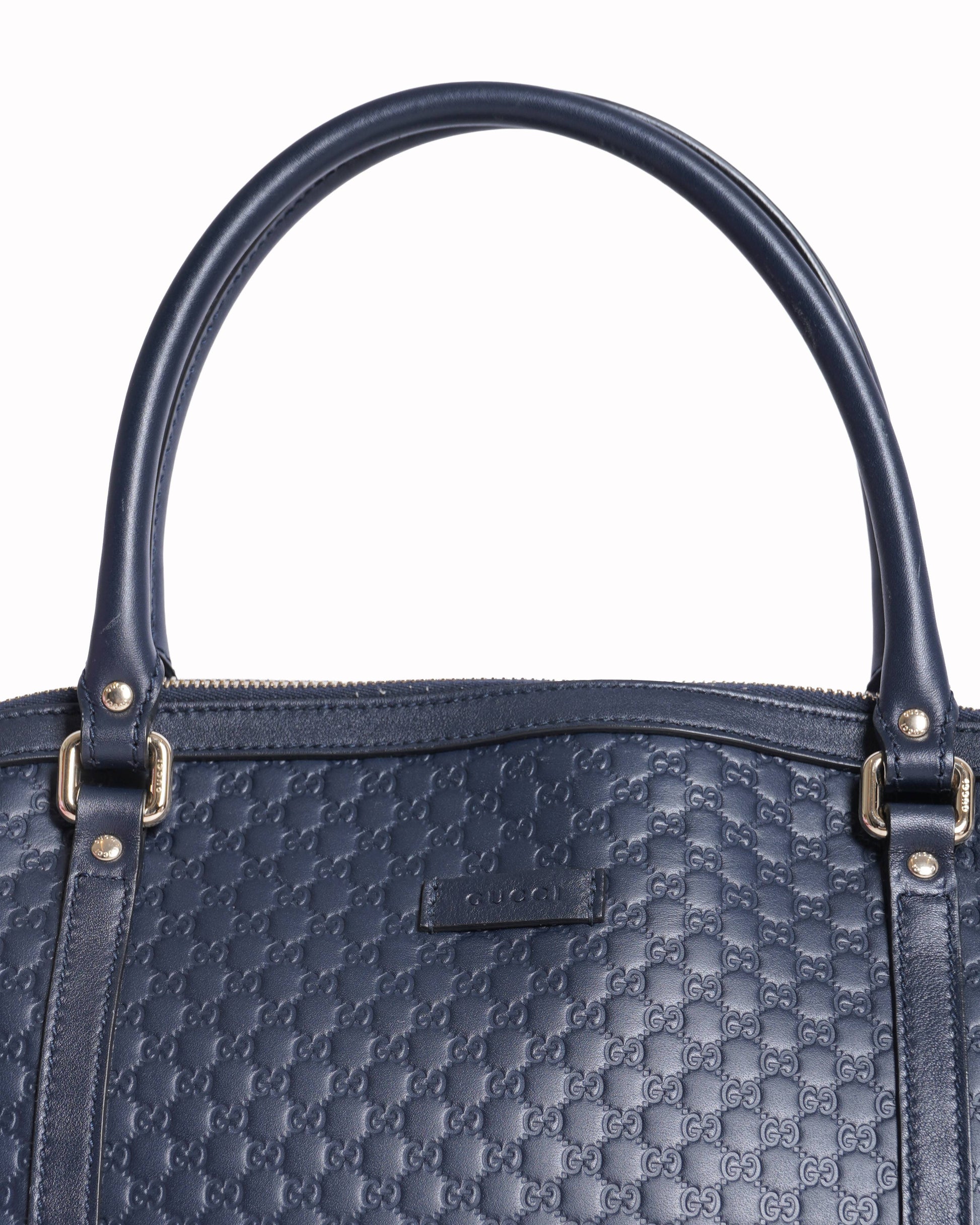 Gucci Leather Top Handle Handbag