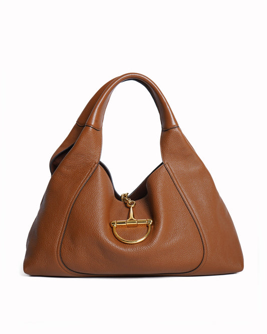 Gucci Lou Leather Top Handle Shoulder Bag