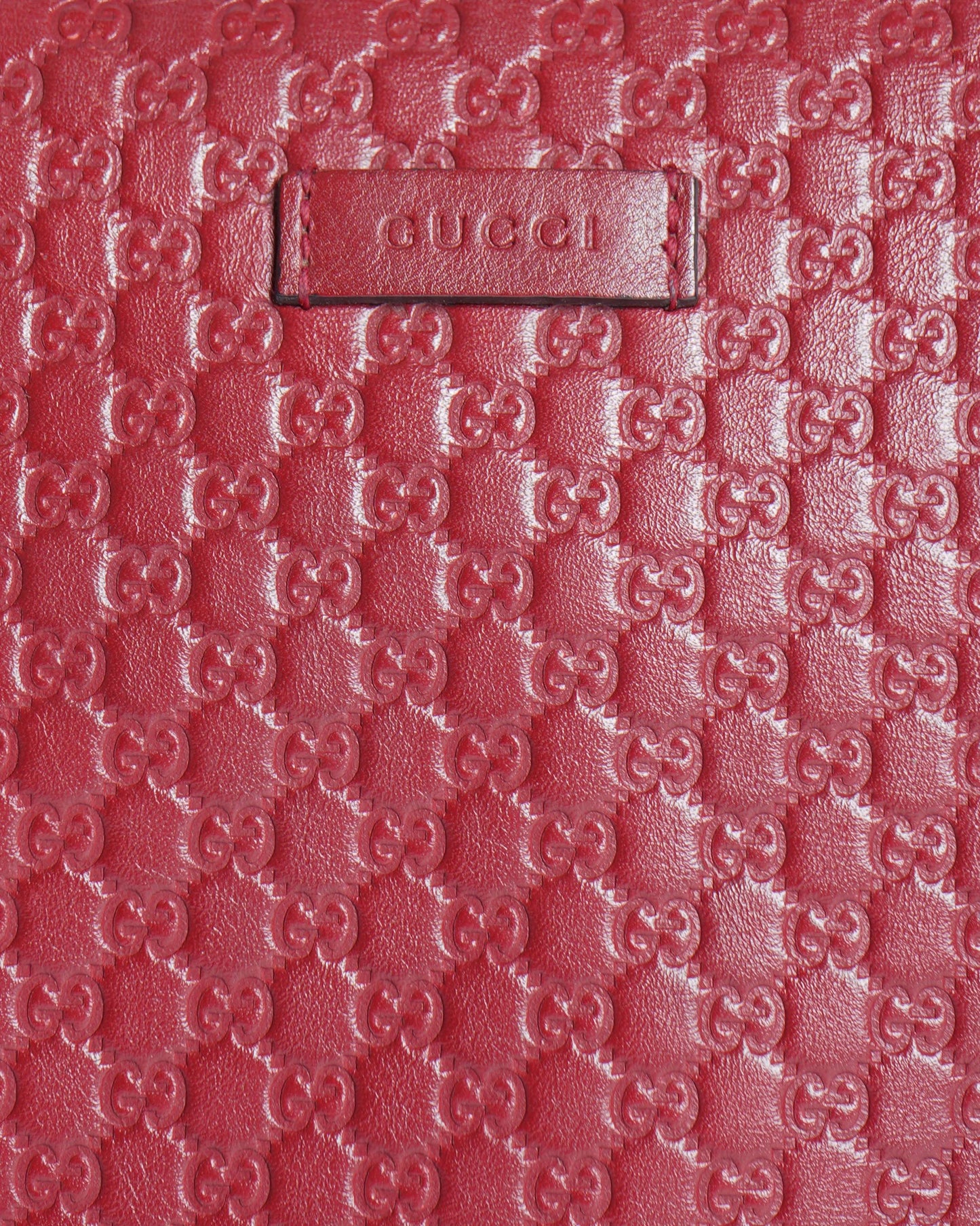 Gucci Lou Monogram Leather Top Handle Tote