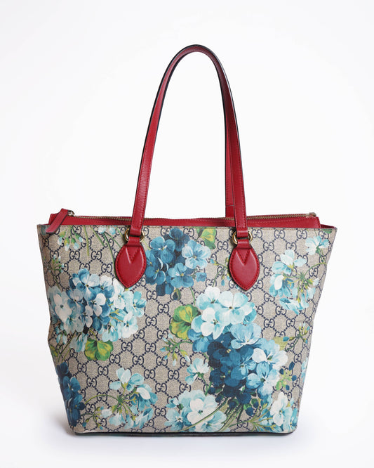 Gucci Monogram Leather Canvas Tote
