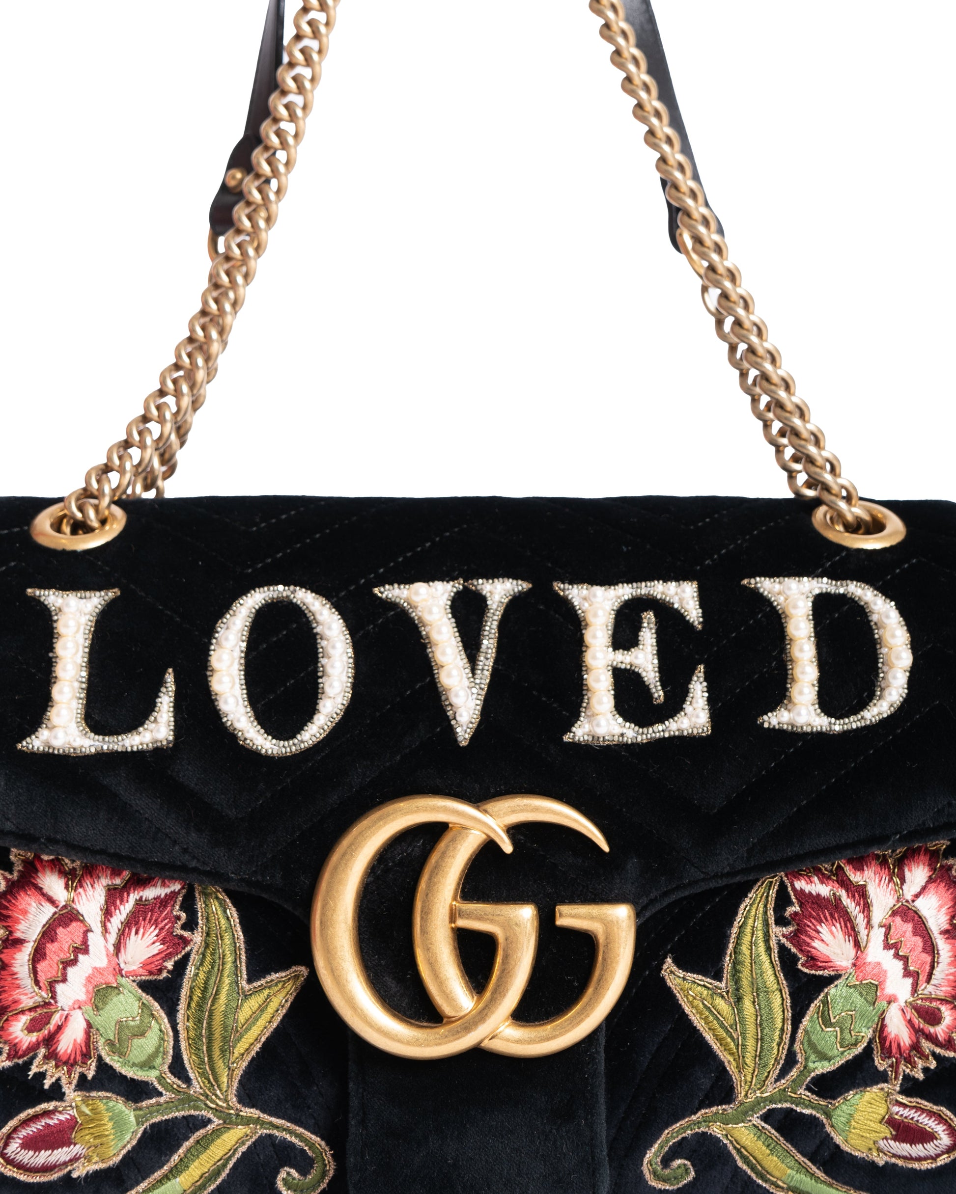 Gucci Chain Leather Crossbody