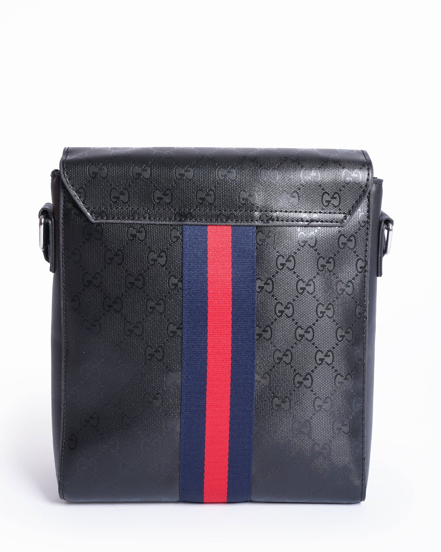 Gucci Lou Monogram Leather Canvas Crossbody