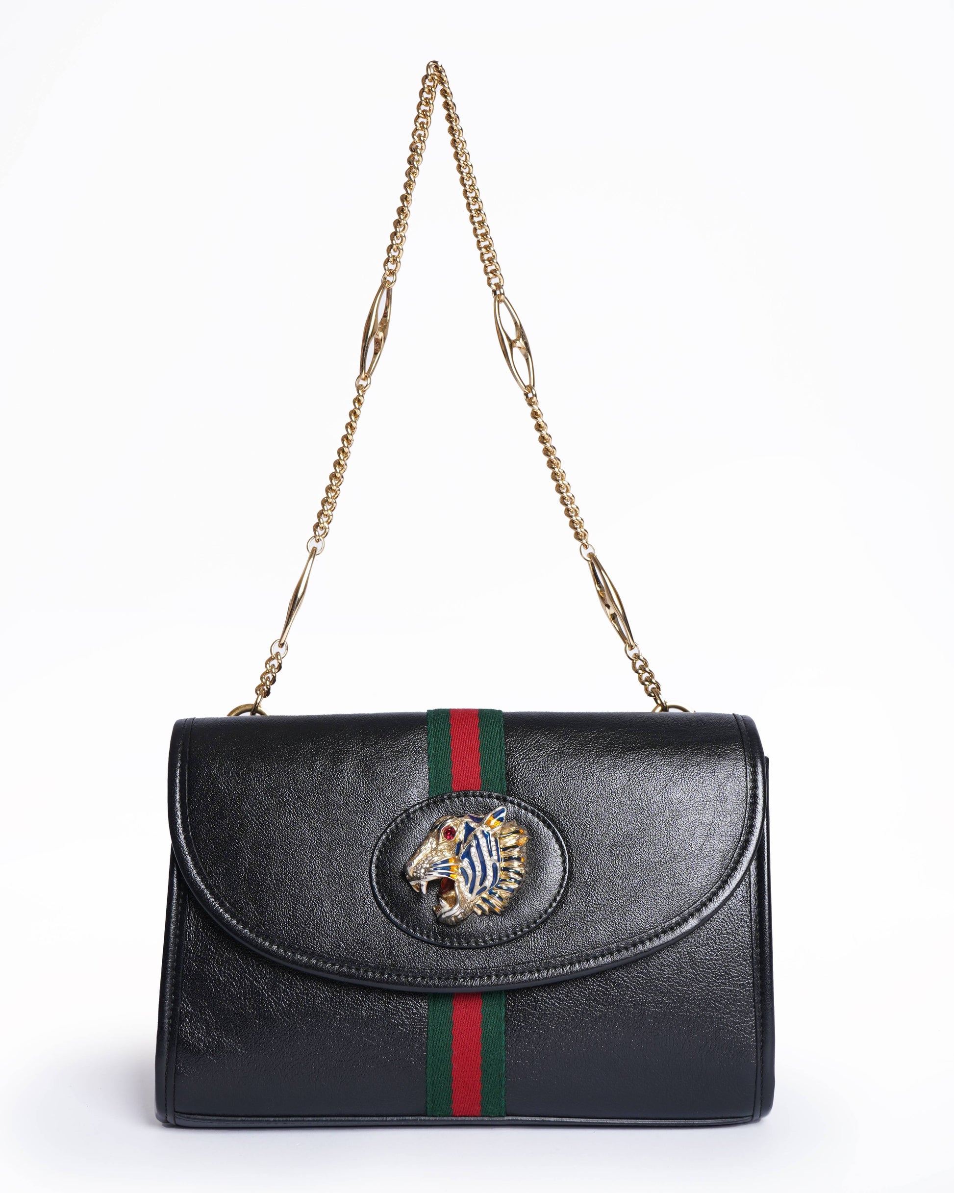 Gucci Lou Chain Leather Crossbody