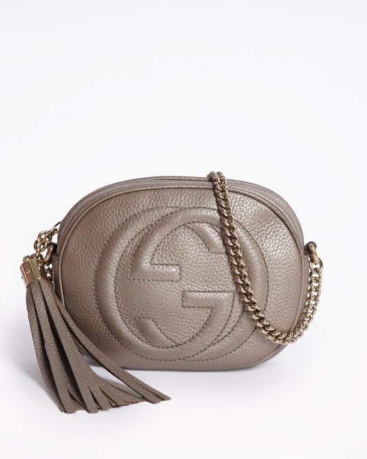 Gucci Chain Leather Crossbody