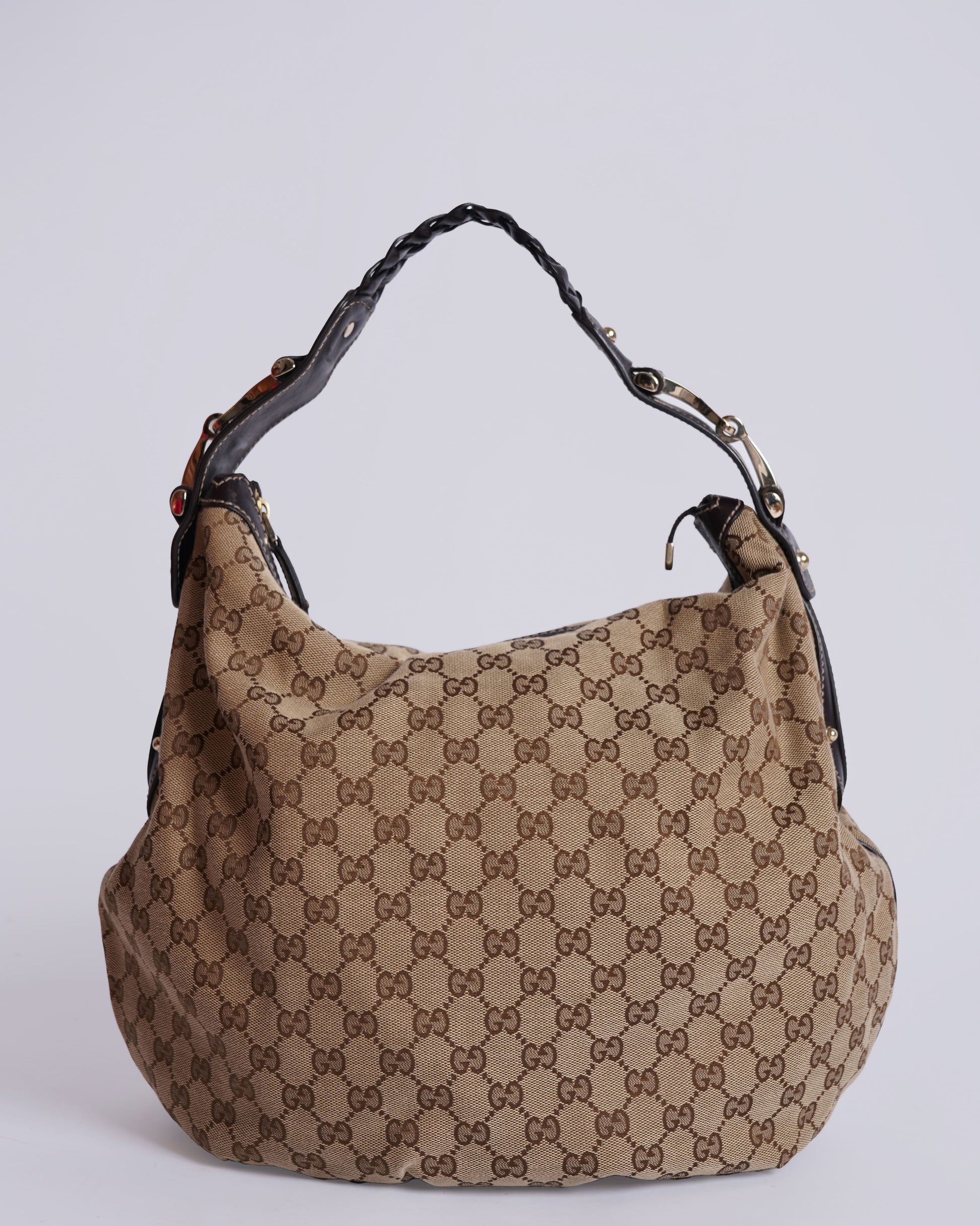 Gucci Lou Chain Leather Shoulder Bag
