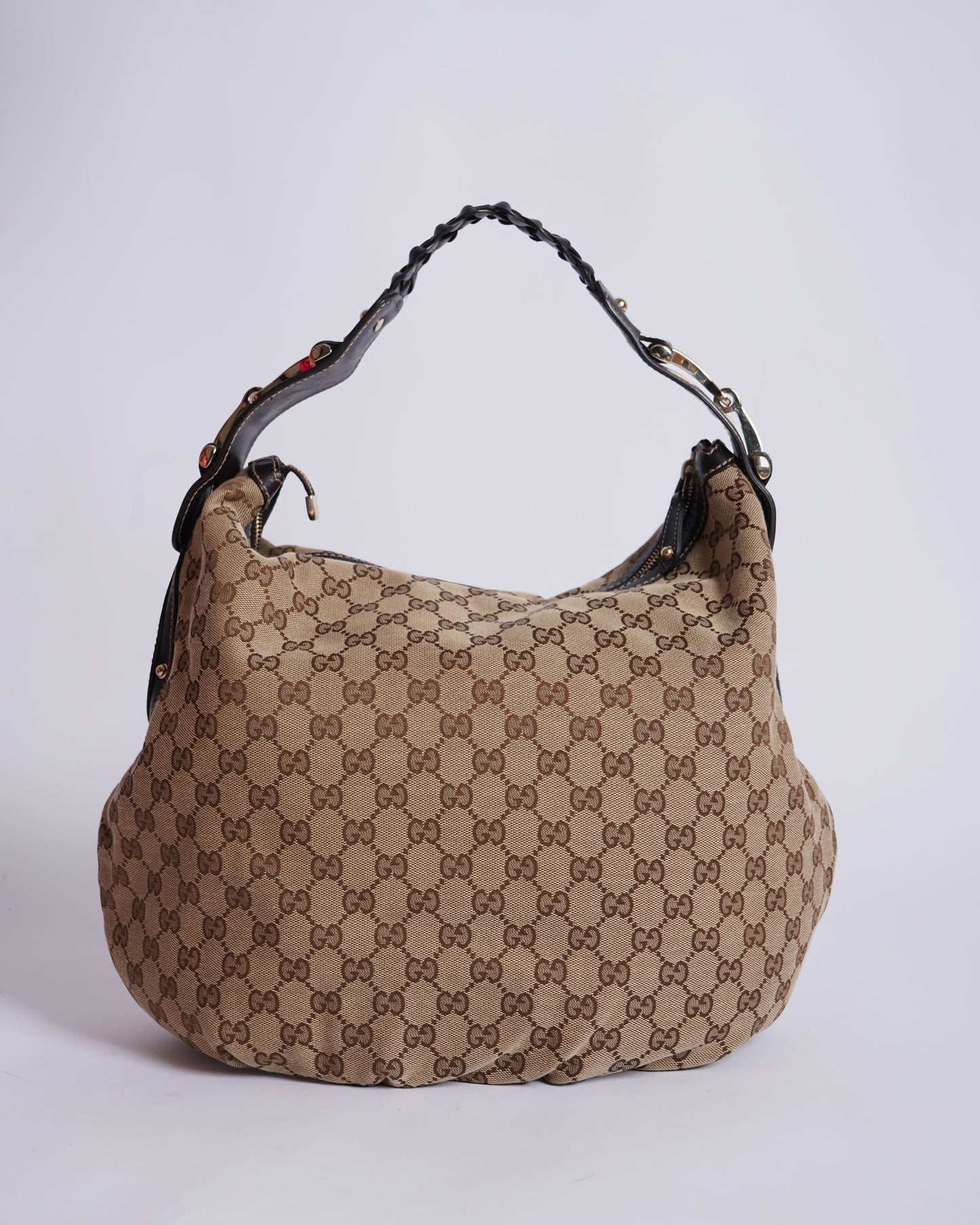 Gucci Lou Chain Leather Shoulder Bag