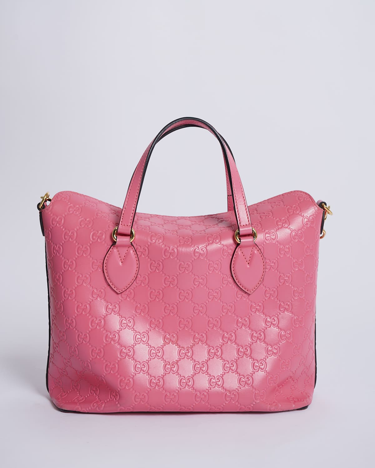 Gucci Leather Top Handle Tote