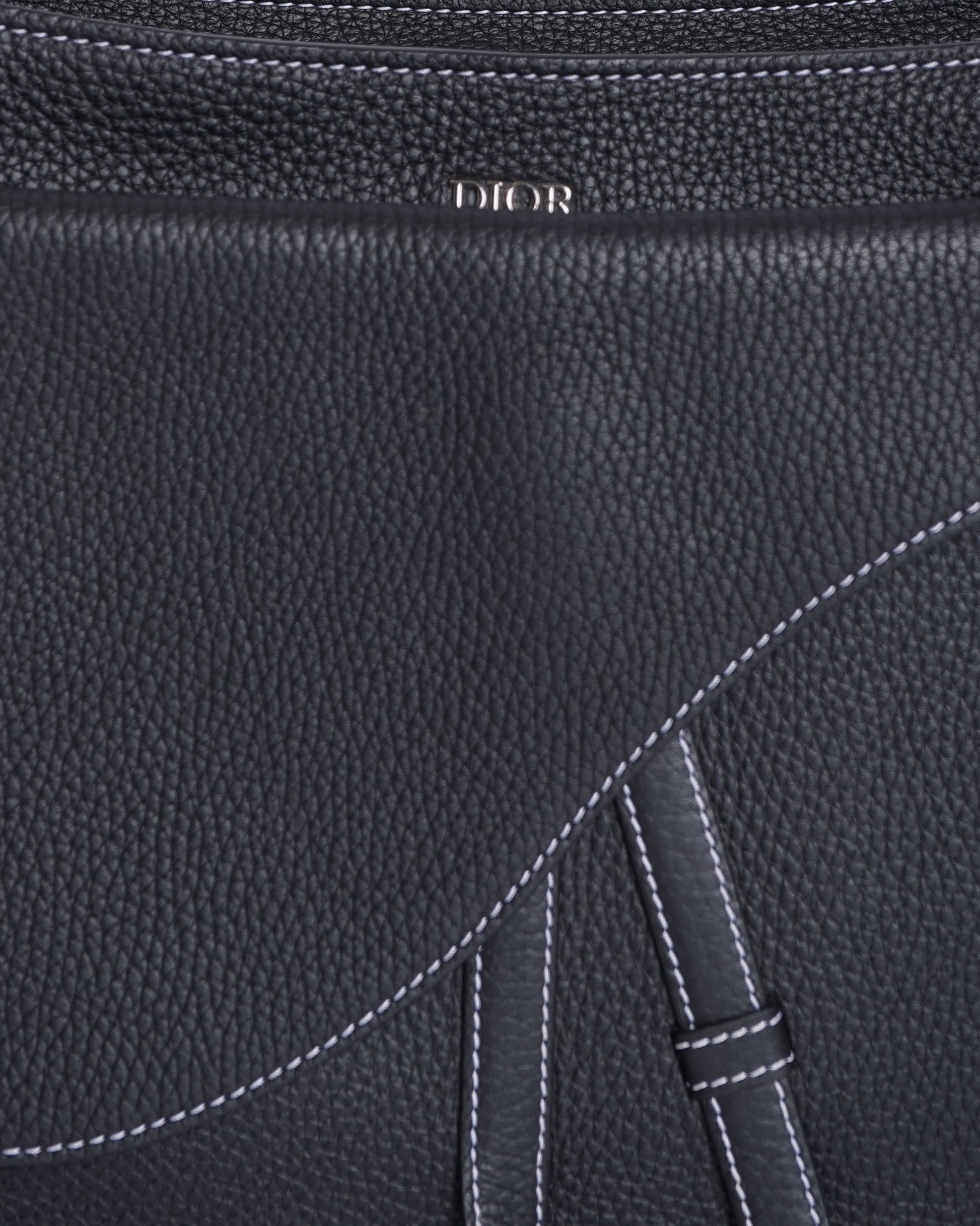 New Christian Dior Soft Leather Saddle Bag