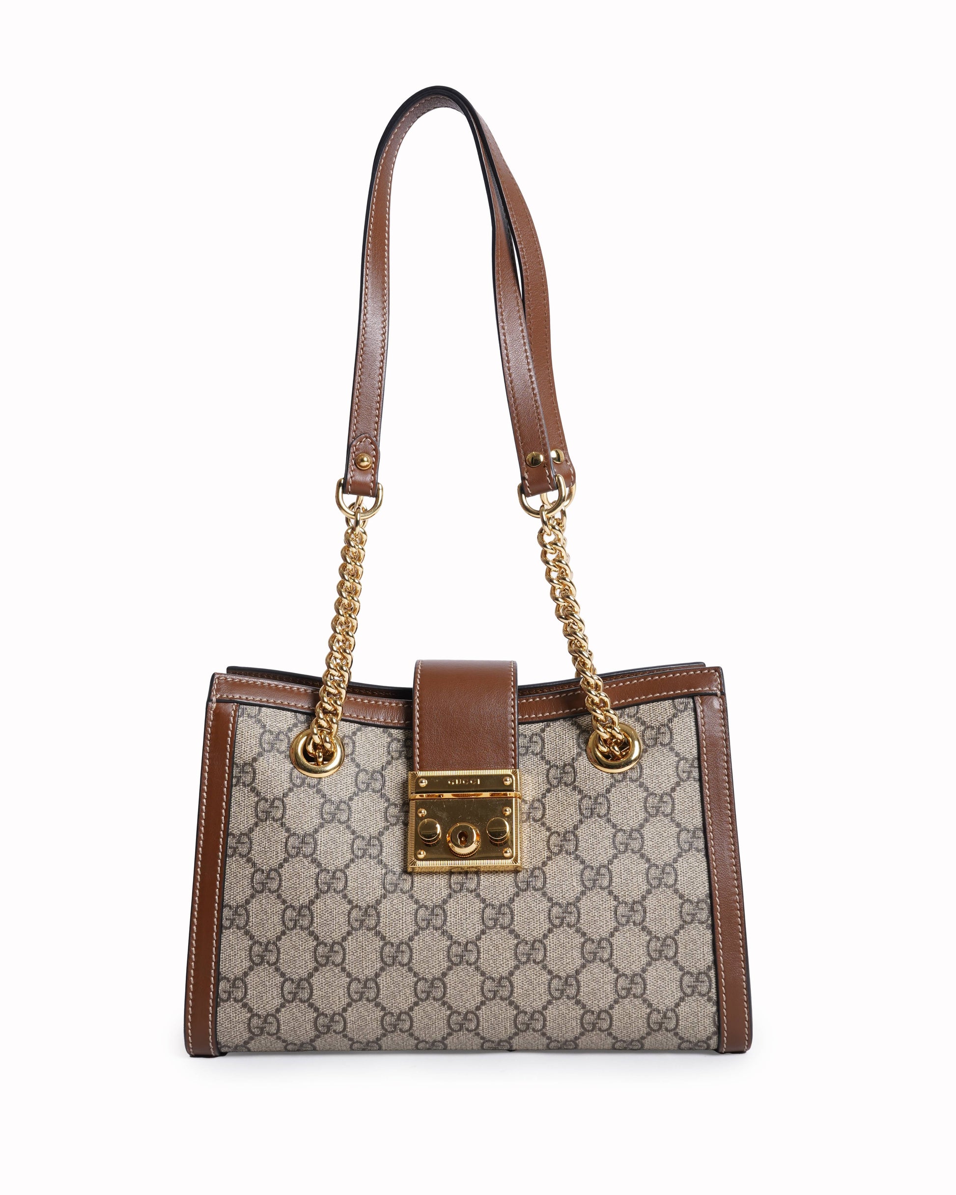Gucci Lou Chain Leather Shoulder Bag
