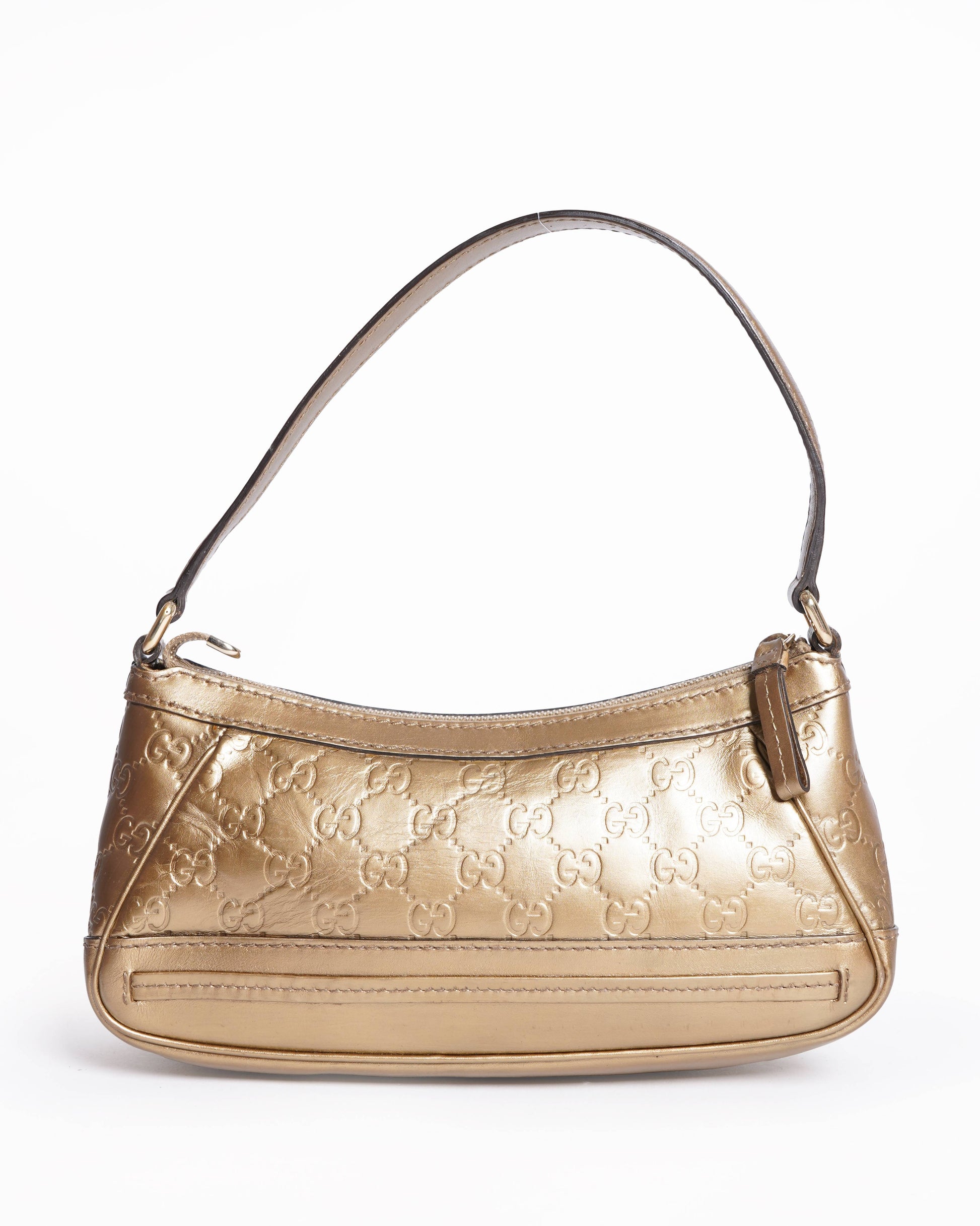 Gucci Baguette Leather Shoulder Bag