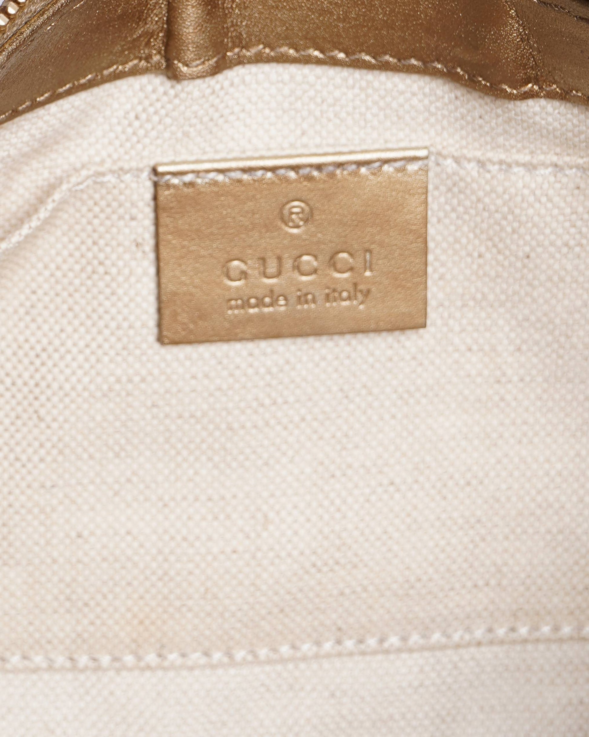 Gucci Baguette Leather Shoulder Bag