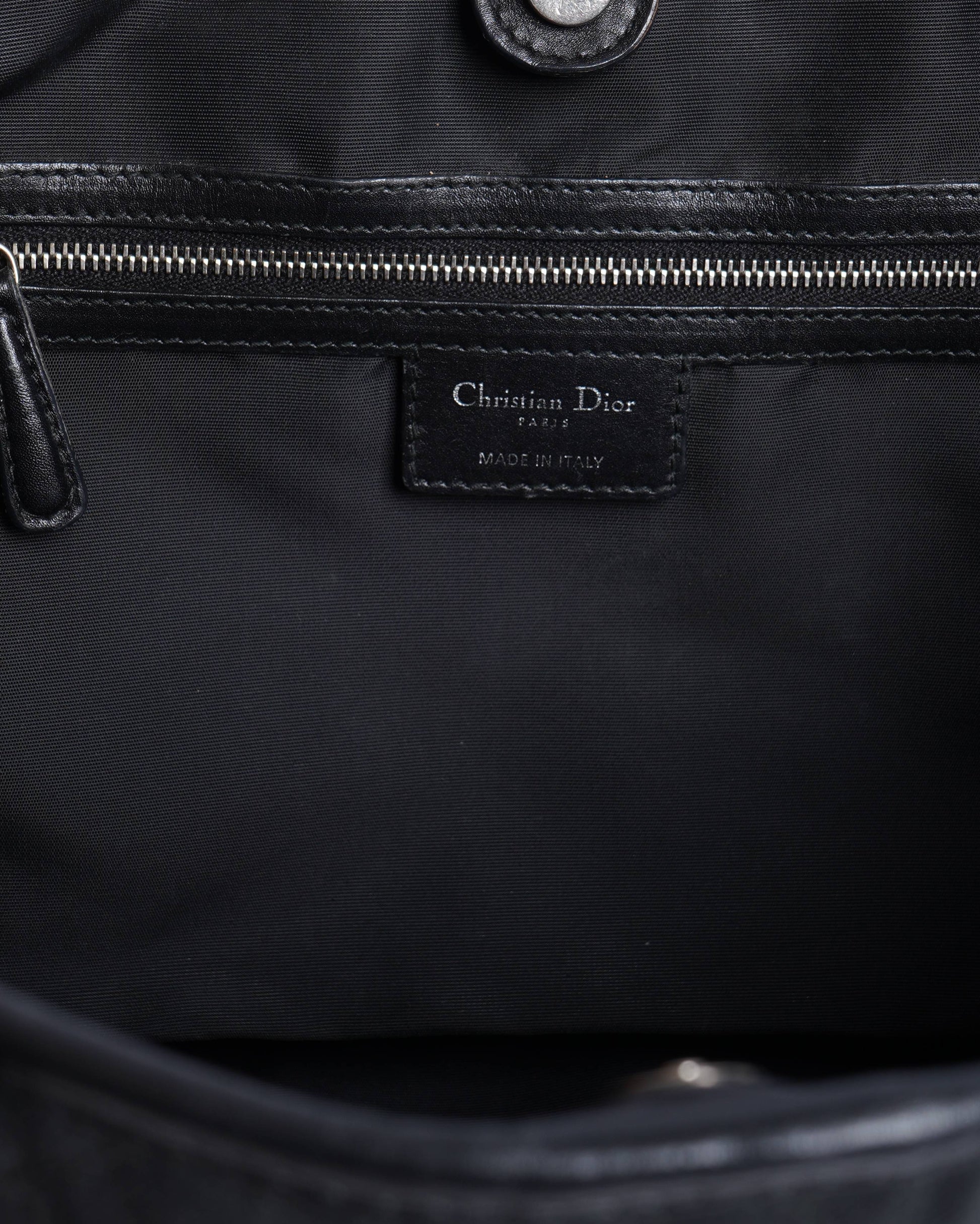 Christian Dior Panerea Tote Bag In Black