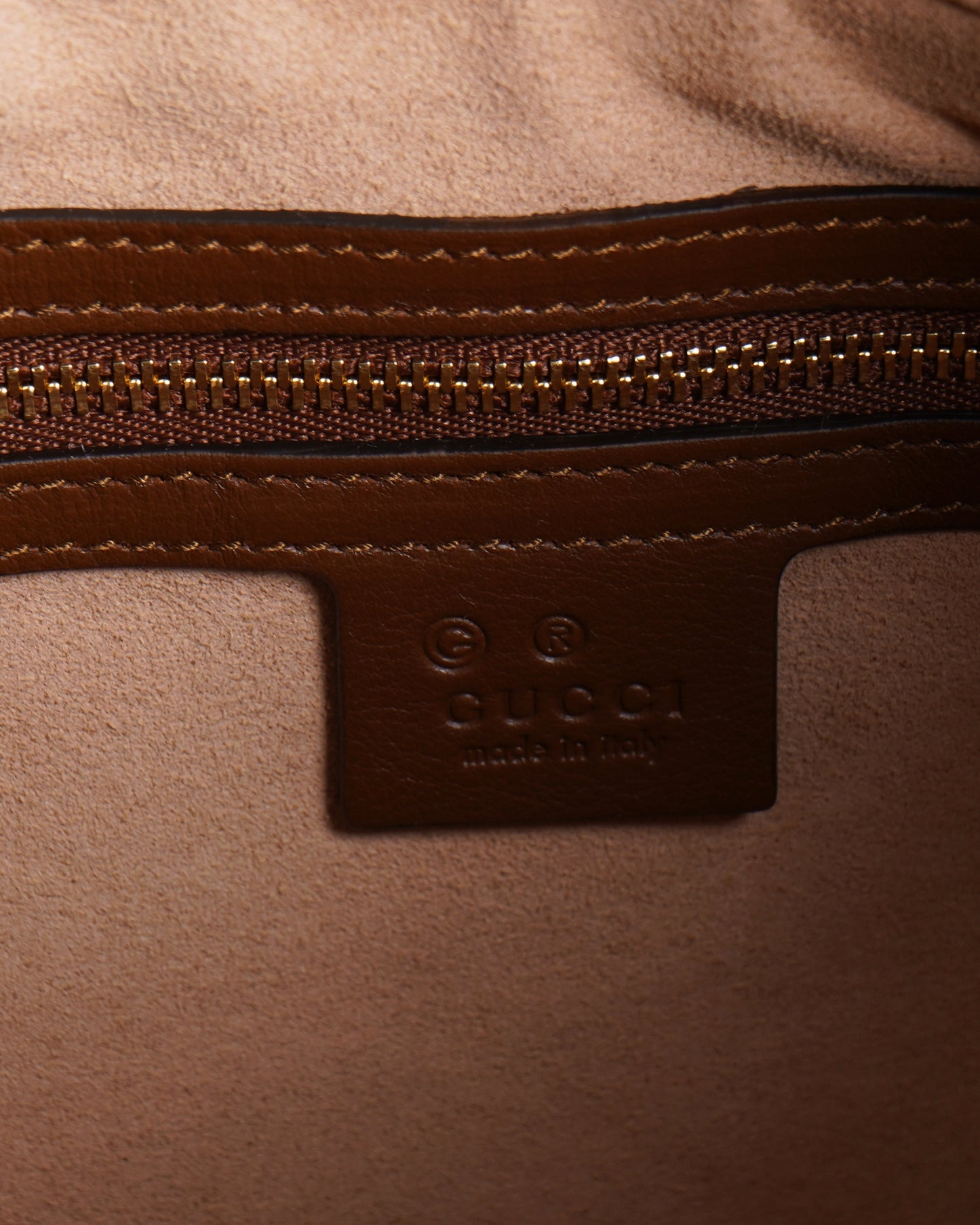 Gucci Lou Leather Canvas Tote