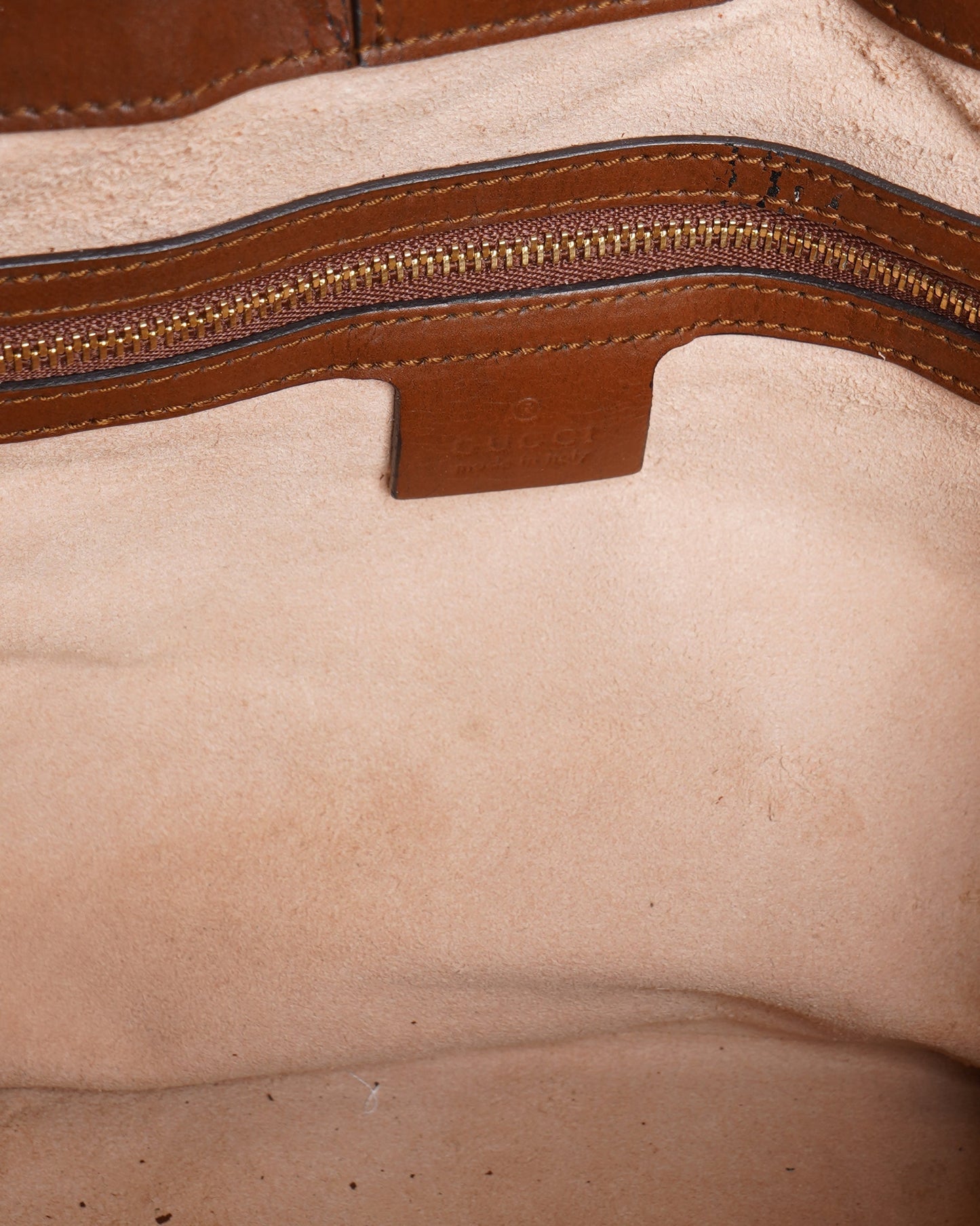 Gucci Leather Canvas Tote