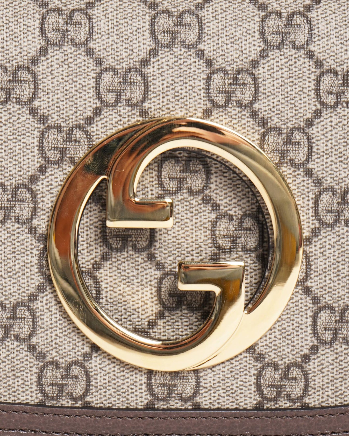 Gucci Leather Canvas Clutch