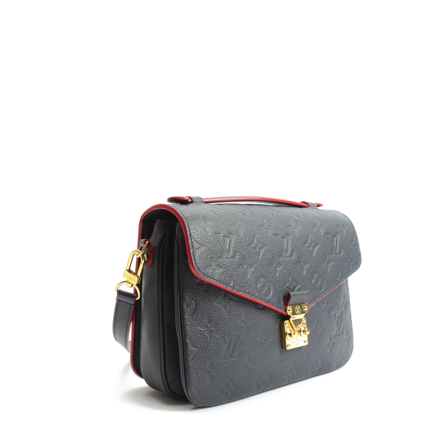 LOUIS VUITTON Monogram Empreinte Pochette Metis Blue