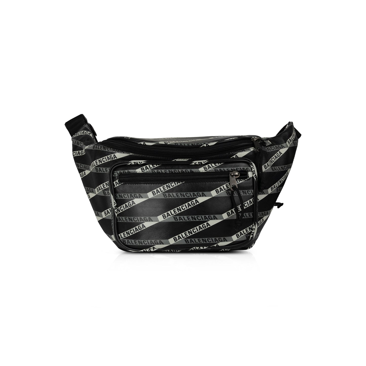 Balenciaga Allover Logo Explorer Belt Bag