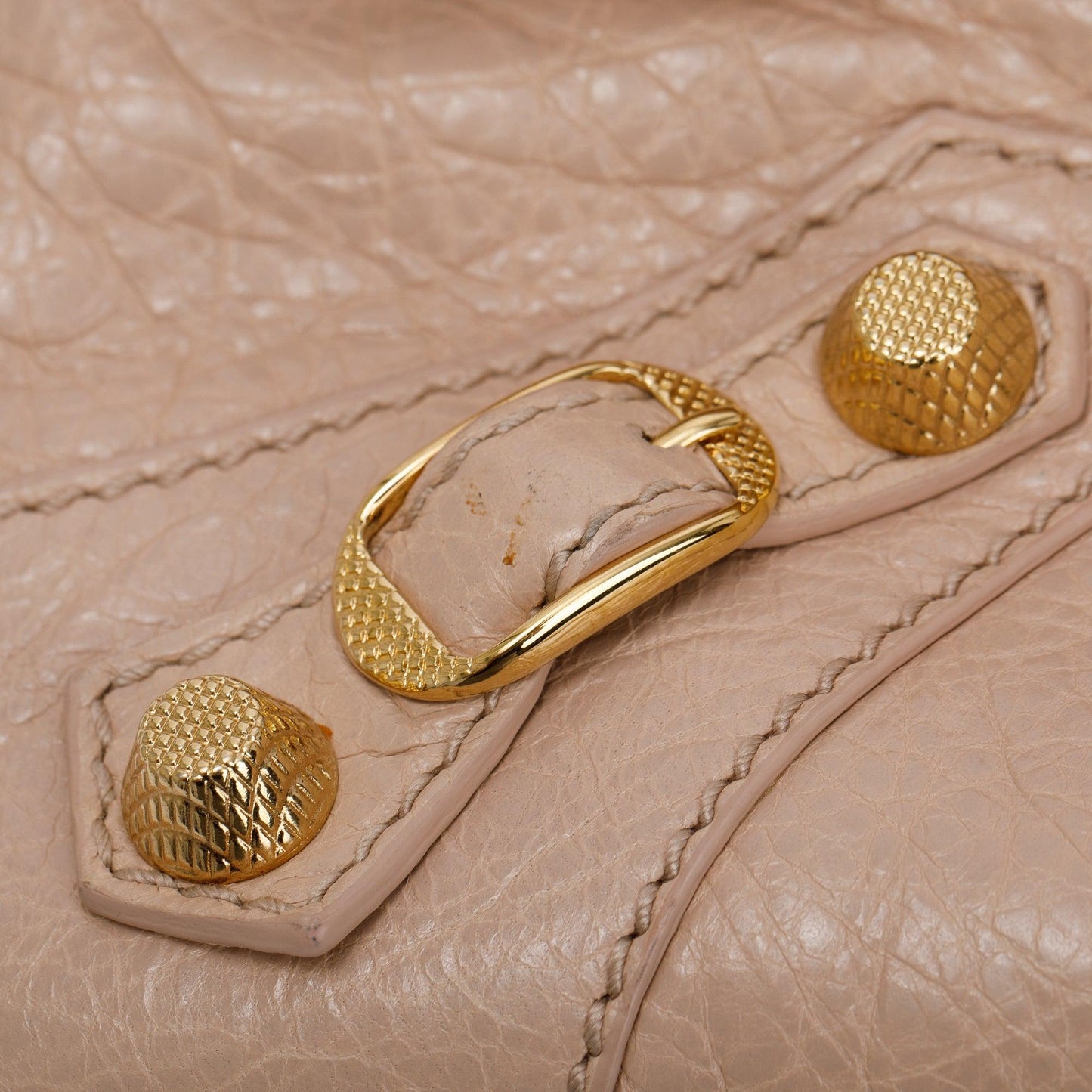 Balenciaga Beige Agneau Leather Giant 12 Envelope Strap Clutch