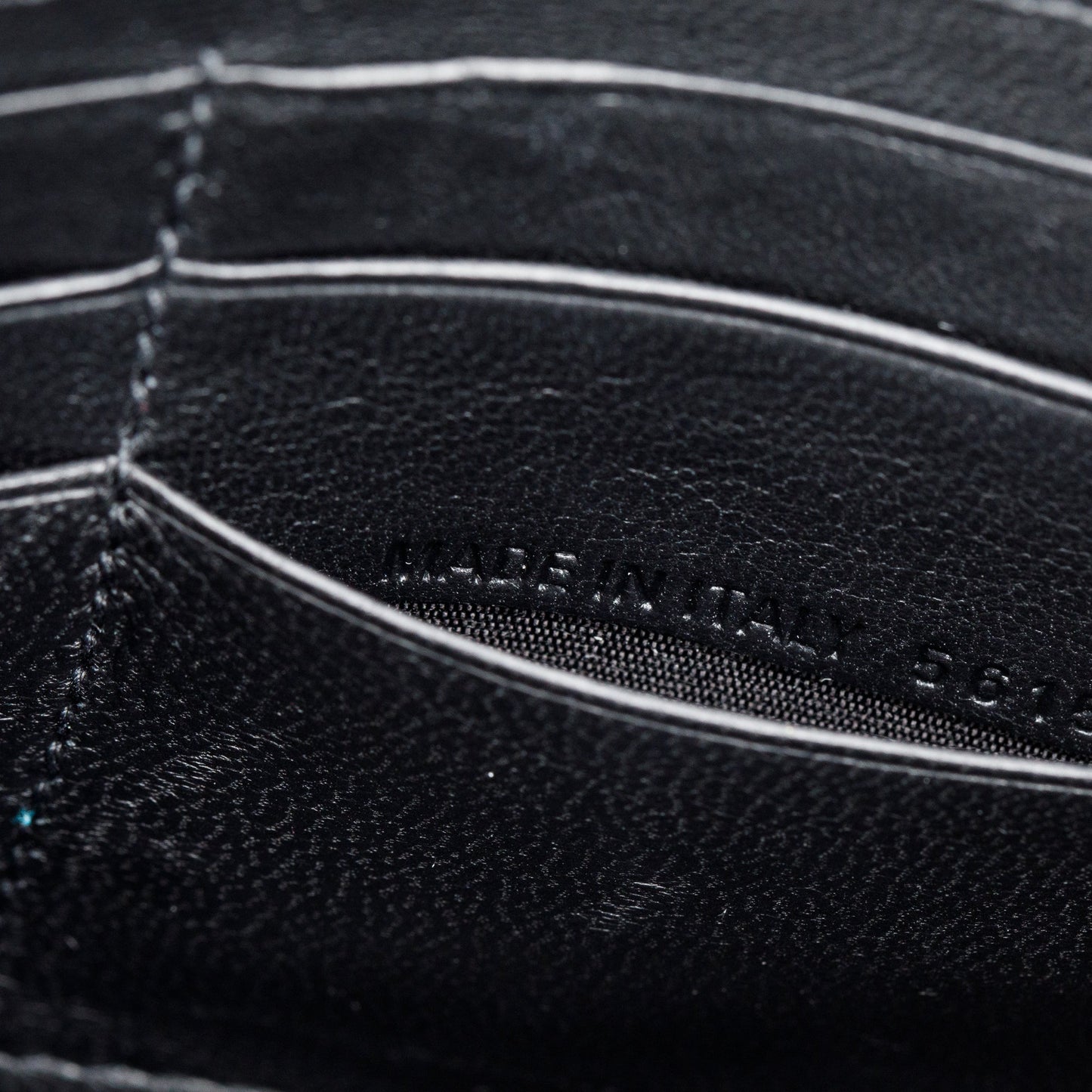Balenciaga Black Calfskin Leather BB Wallet on Chain