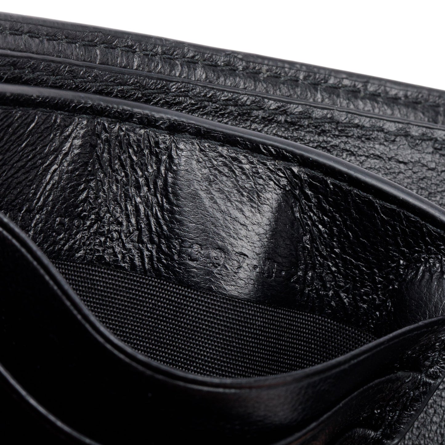 Balenciaga Black Calfskin Leather Logo Cash Square Bifold Wallet