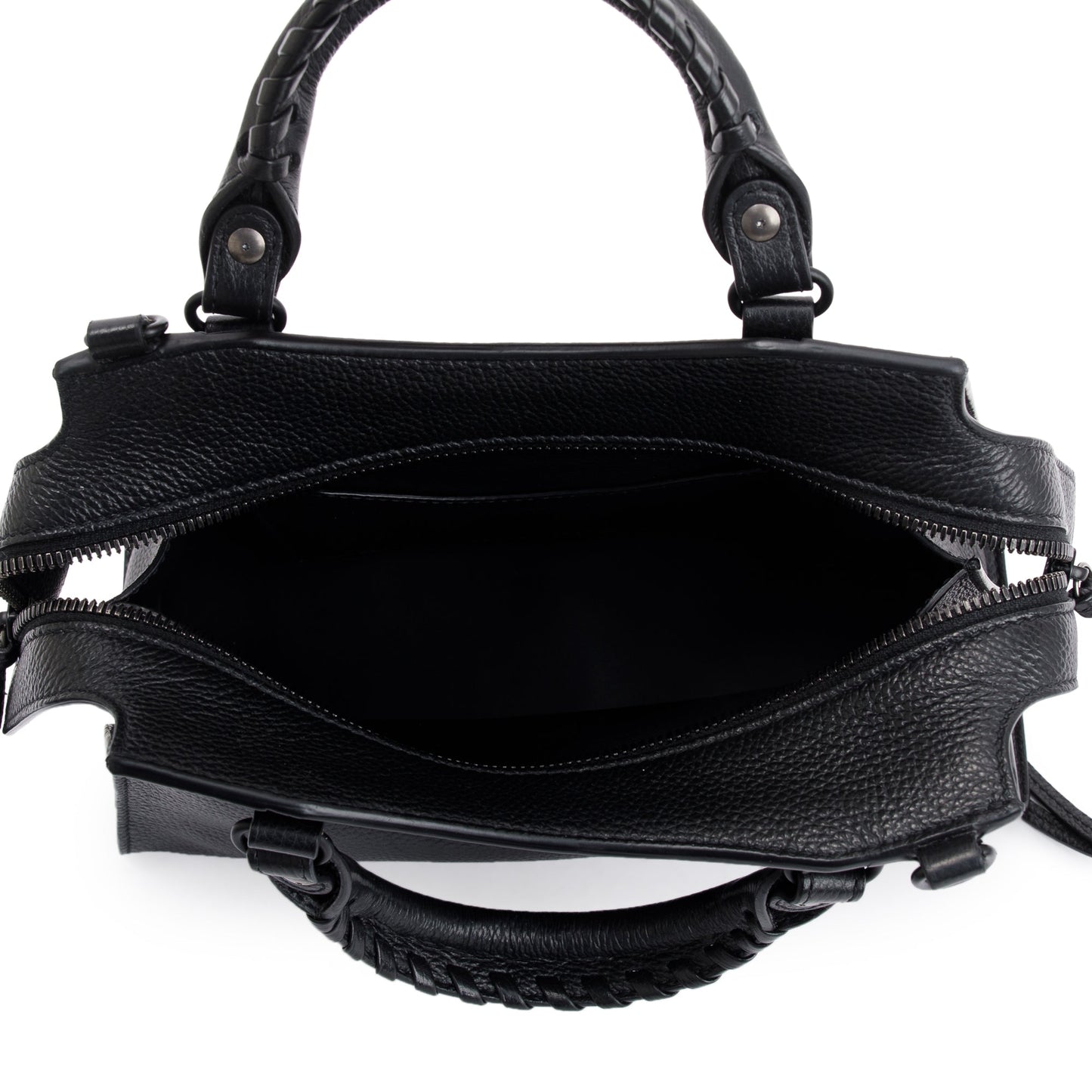 Balenciaga Black Calfskin Leather Neo Classic XS City Bag