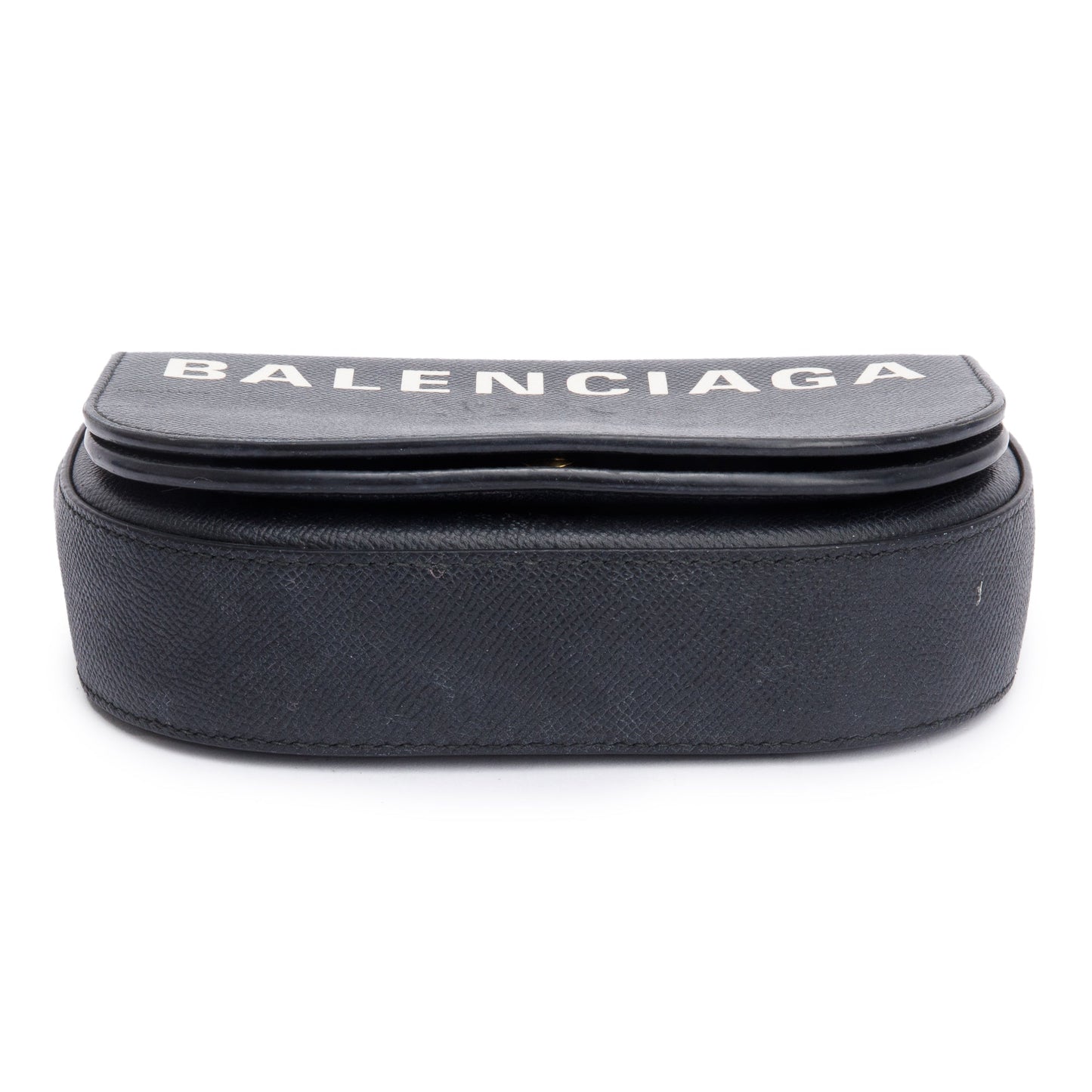 Balenciaga Black Leather Extra Small Ville Day Crossbody Bag