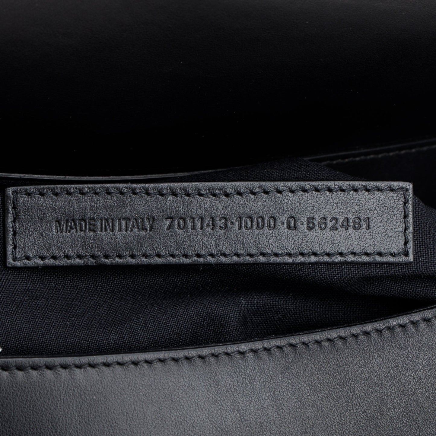 Balenciaga Black Leather Large Lindsay Shoulder Bag