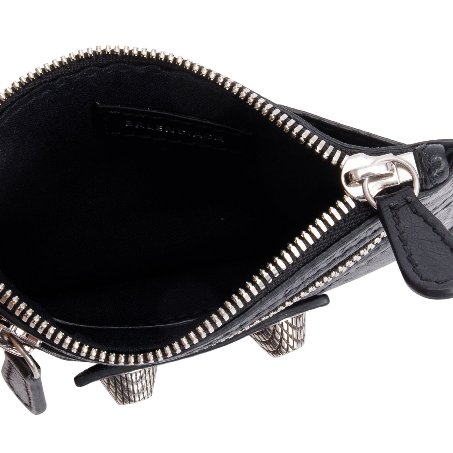Balenciaga Black Leather Mini Le Cagole Multi Pouch