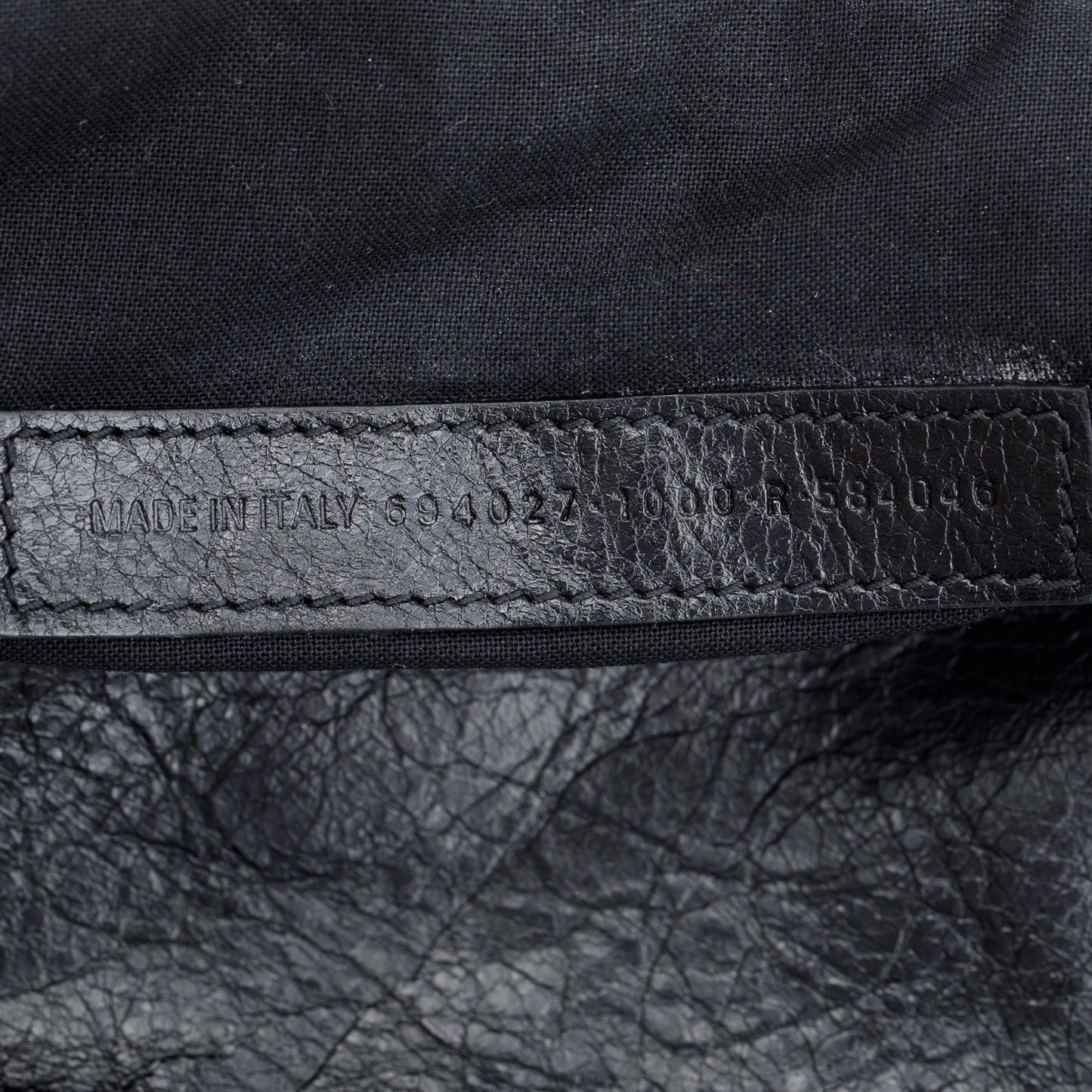 Balenciaga Black Leather Mini Le Cagole Multi Pouch