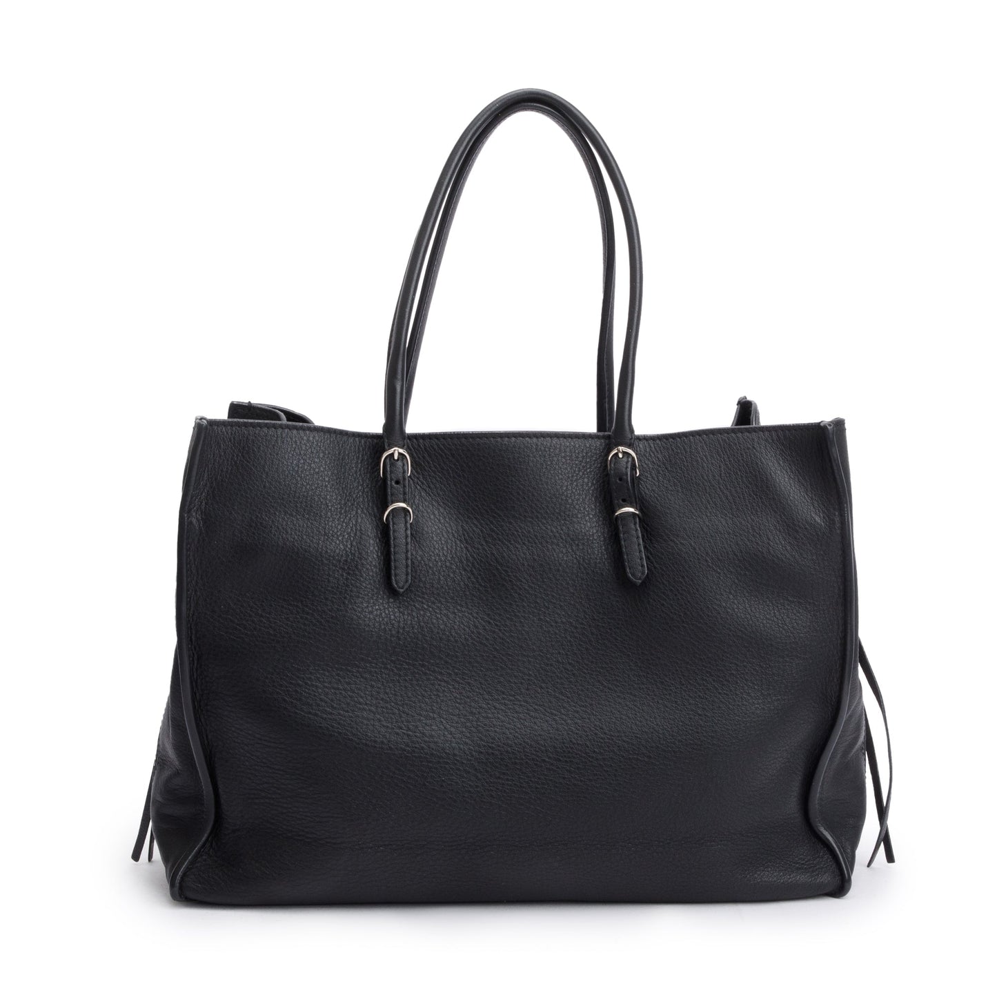 Balenciaga Black Veau Papier B4 Zip Around Tote