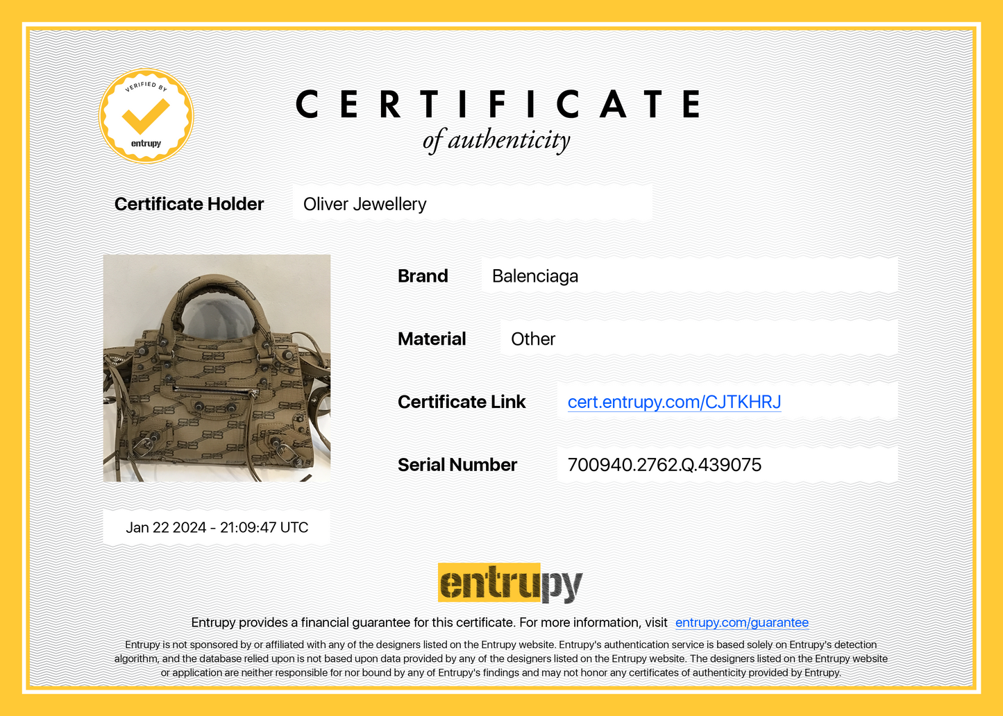 Balenciaga Brown BB Monogram Canvas Neo Cagole Classic XS City Bag