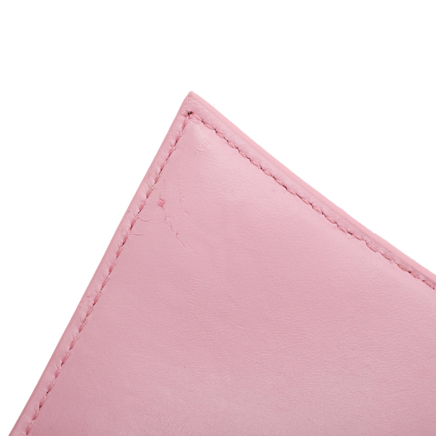 Balenciaga Crocodile Embossed Hourglass Wallet on Chain