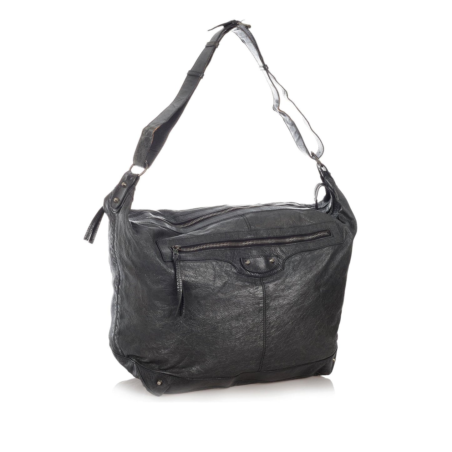 Luxury Balenciaga Trending 2026 Motocross Day Leather Shoulder Bag (SHG-26859)