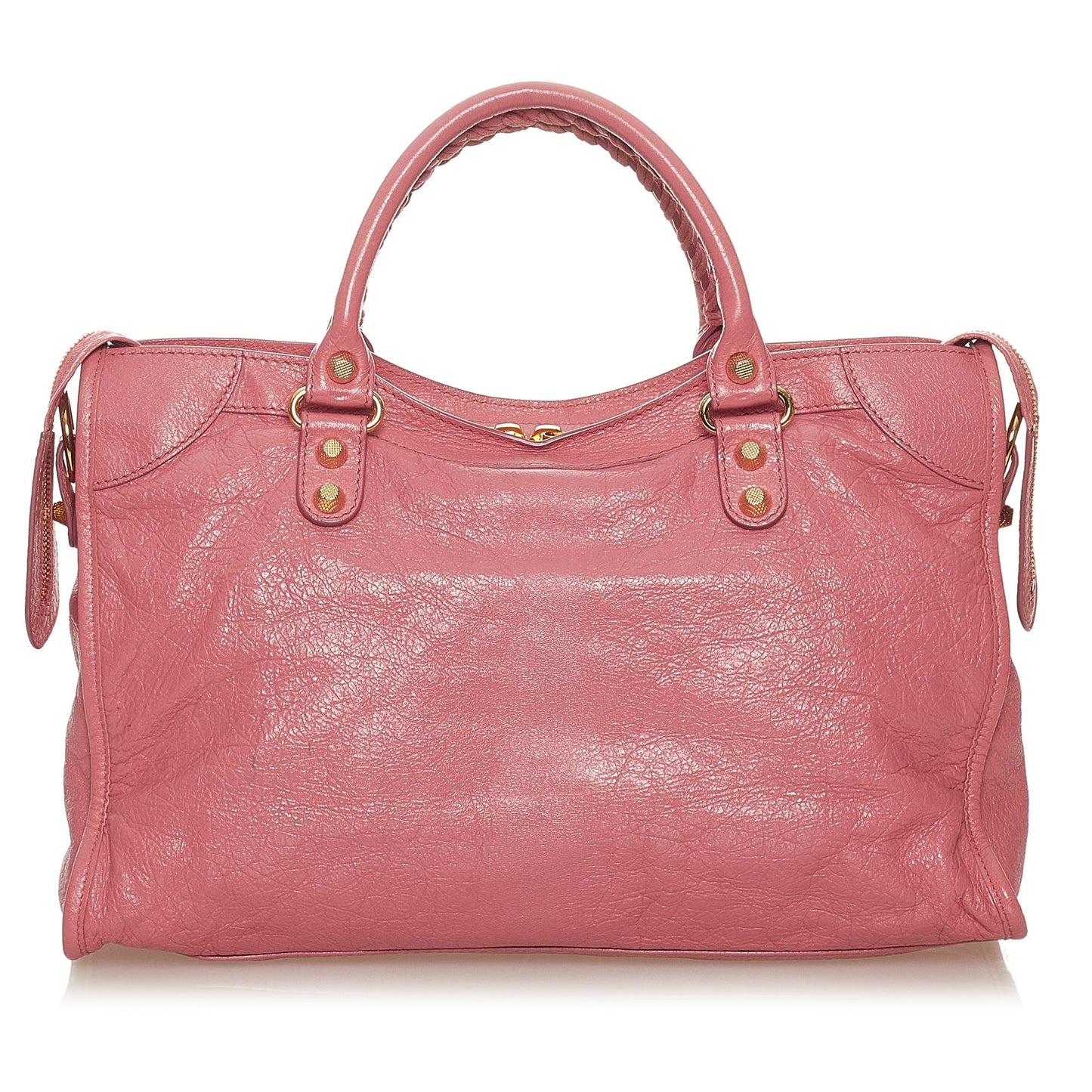 Luxury Balenciaga Trending 2026 Motocross Giant 12 City Lambskin Leather Satchel (SHG-27444)